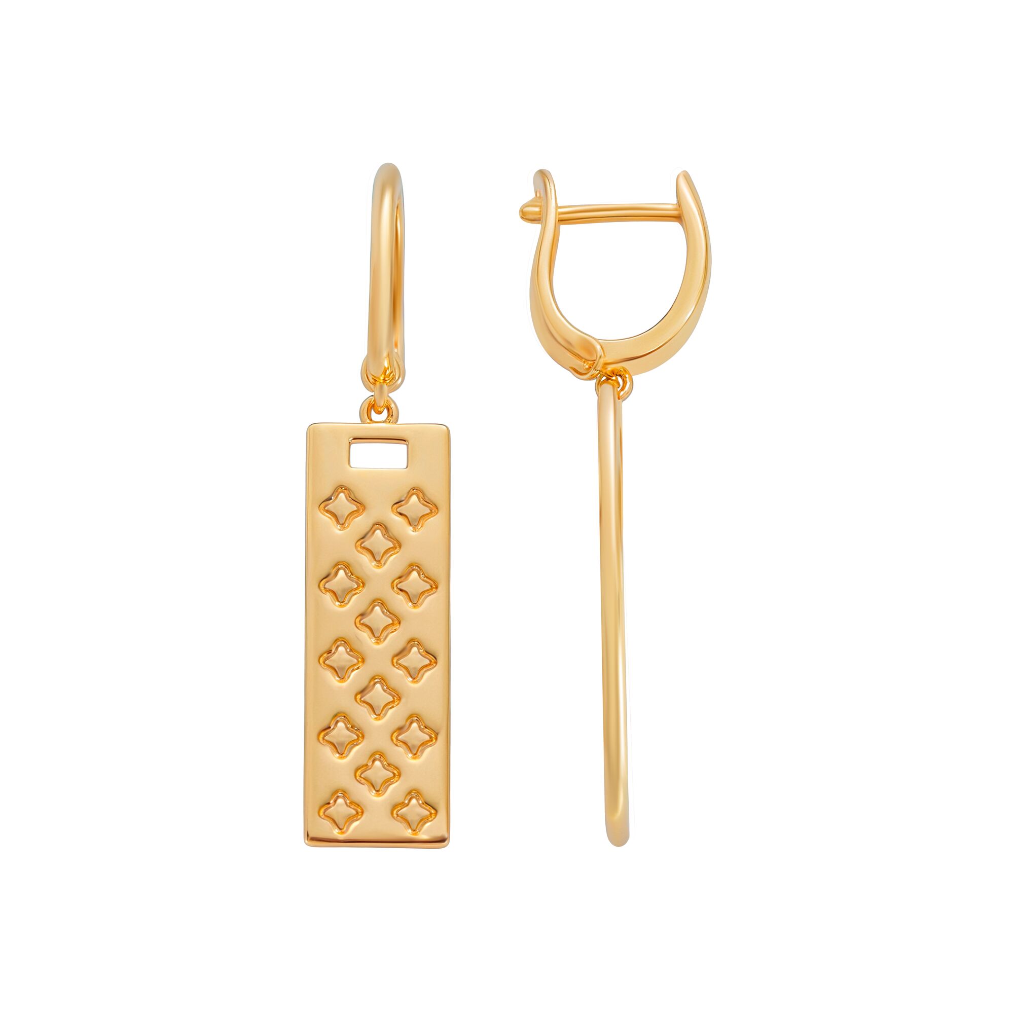 Серьги, золото, 585, 5.84г, 59246, изображение 2 | GoldMarket.kz