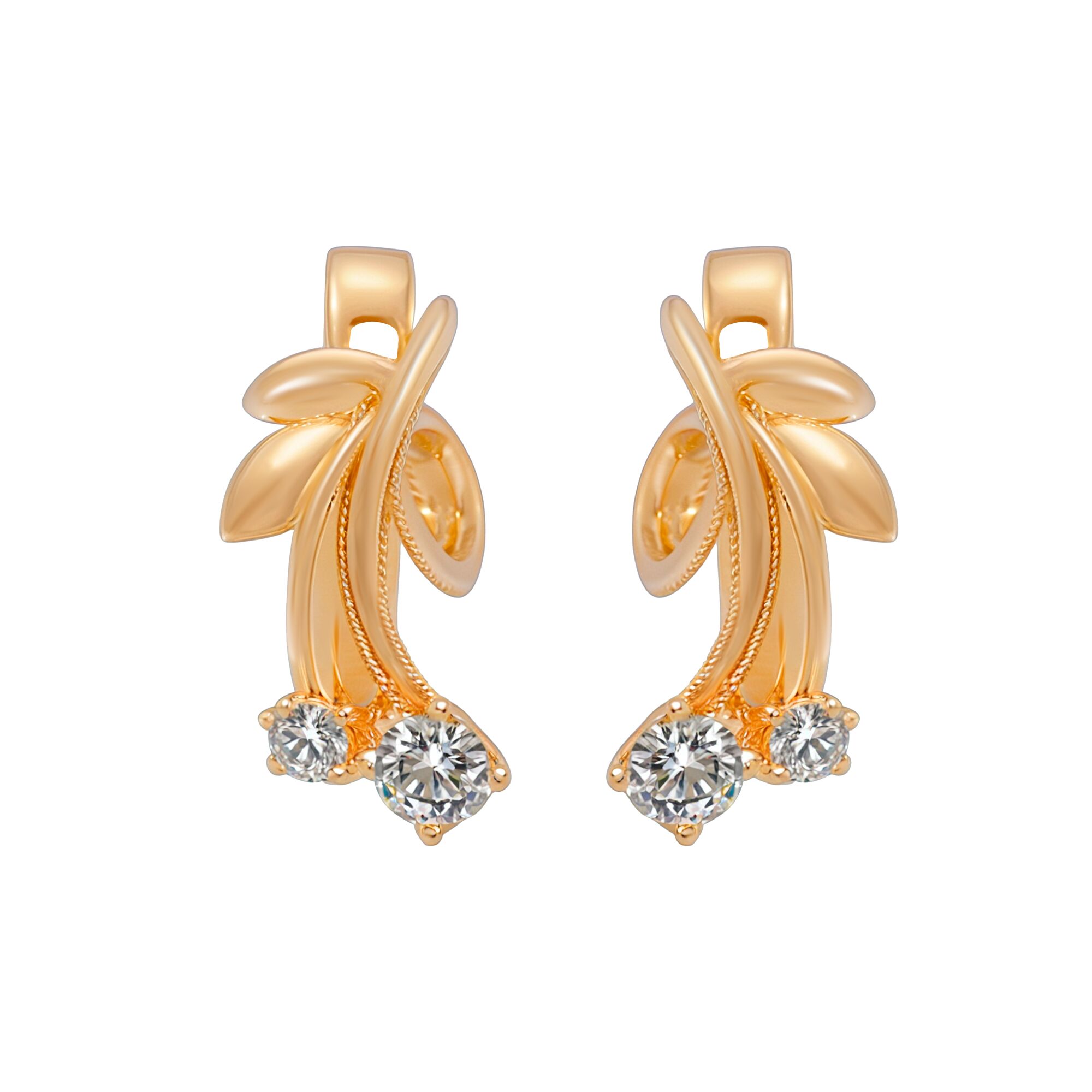 Серьги, золото, 585, 2.07г, 59248 | GoldMarket.kz