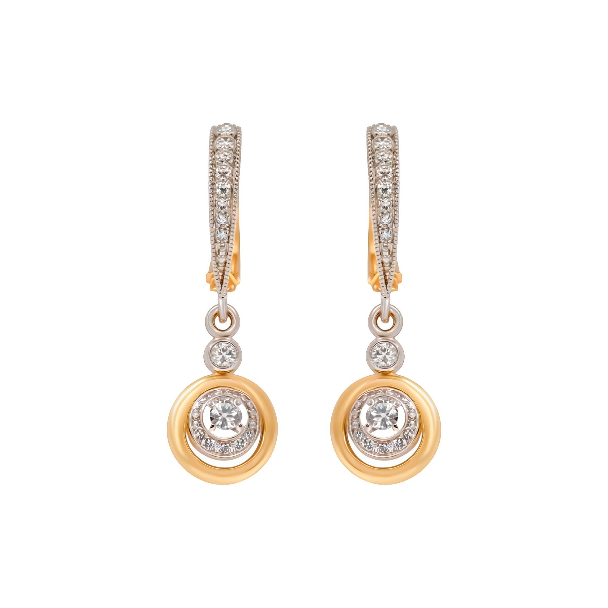 Серьги, золото, 585, 5.2г, 59322 | GoldMarket.kz