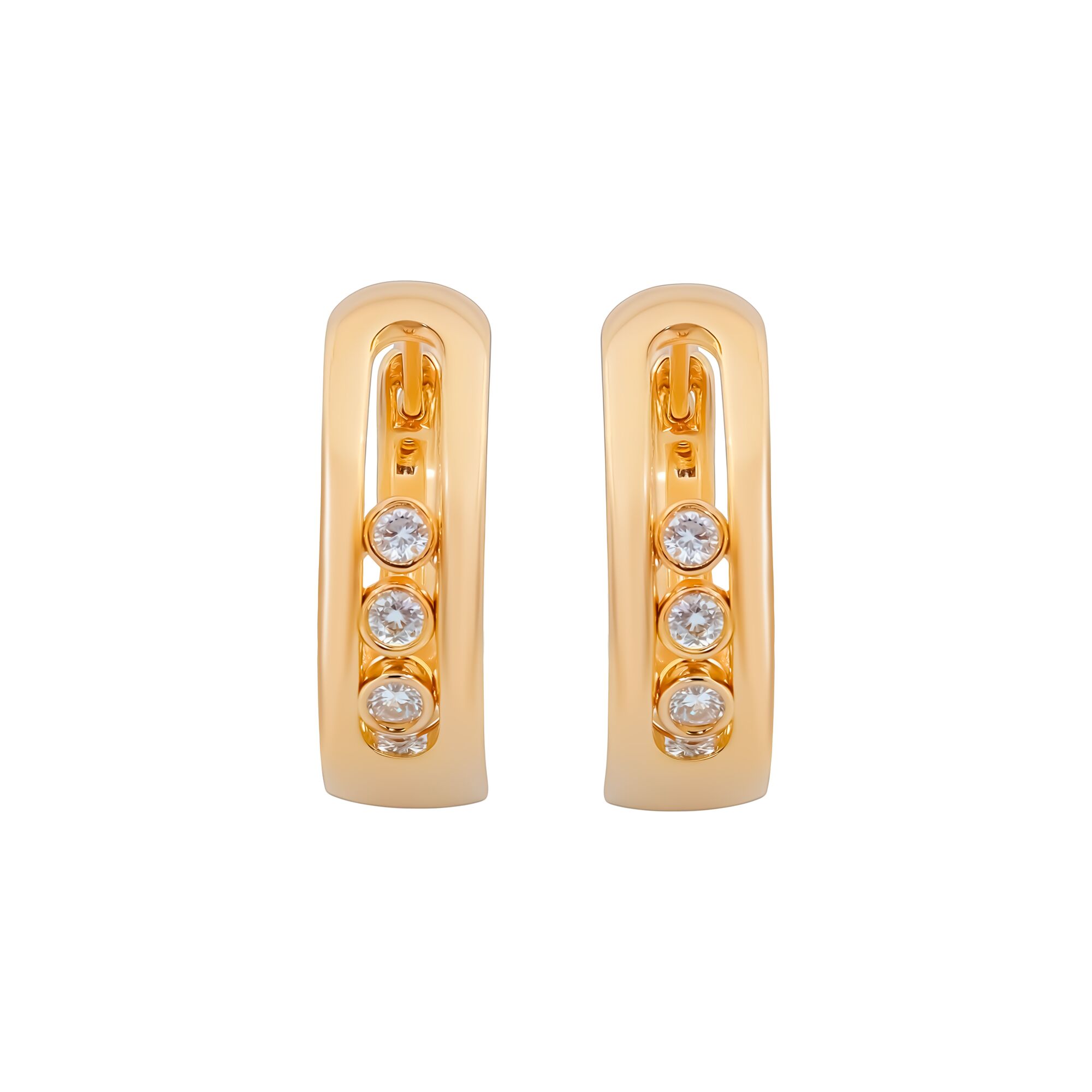 Серьги, золото, 585, 6.15г, 59326 | GoldMarket.kz