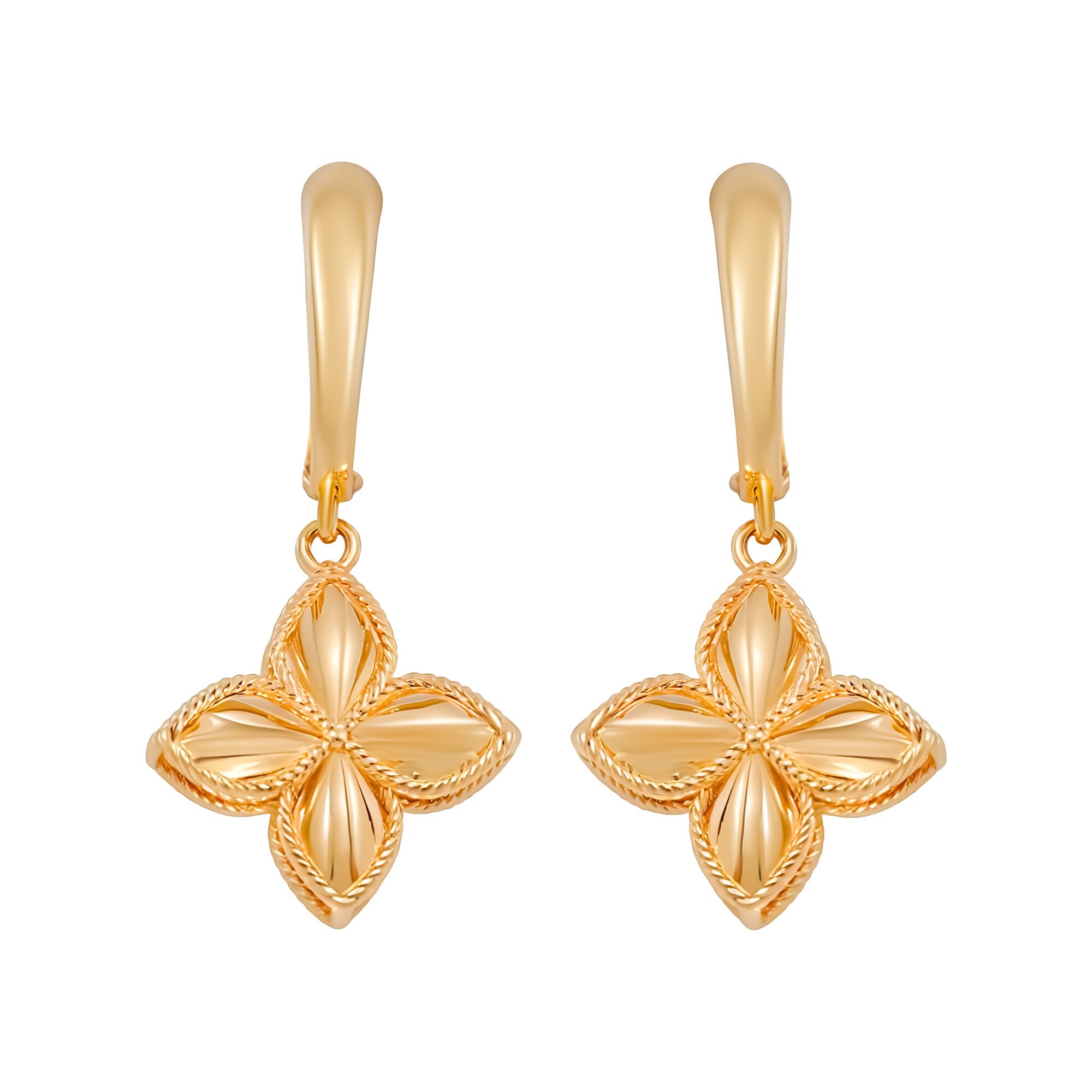 Серьги, золото, 585, 3.58г, 59327 | GoldMarket.kz
