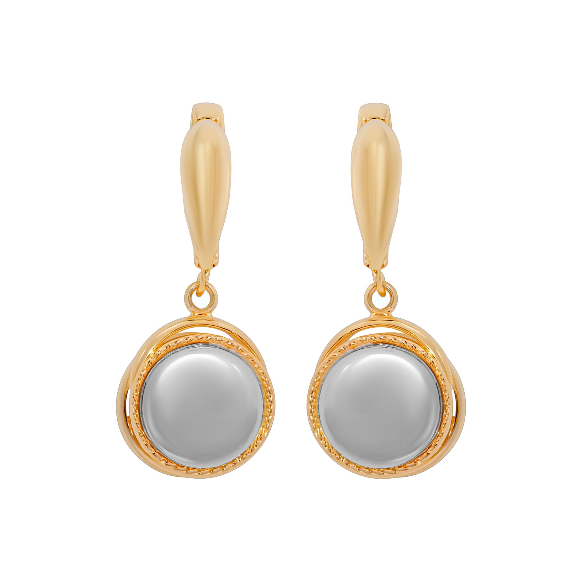 Серьги, золото, 585, 5.07г, 59359 | GoldMarket.kz