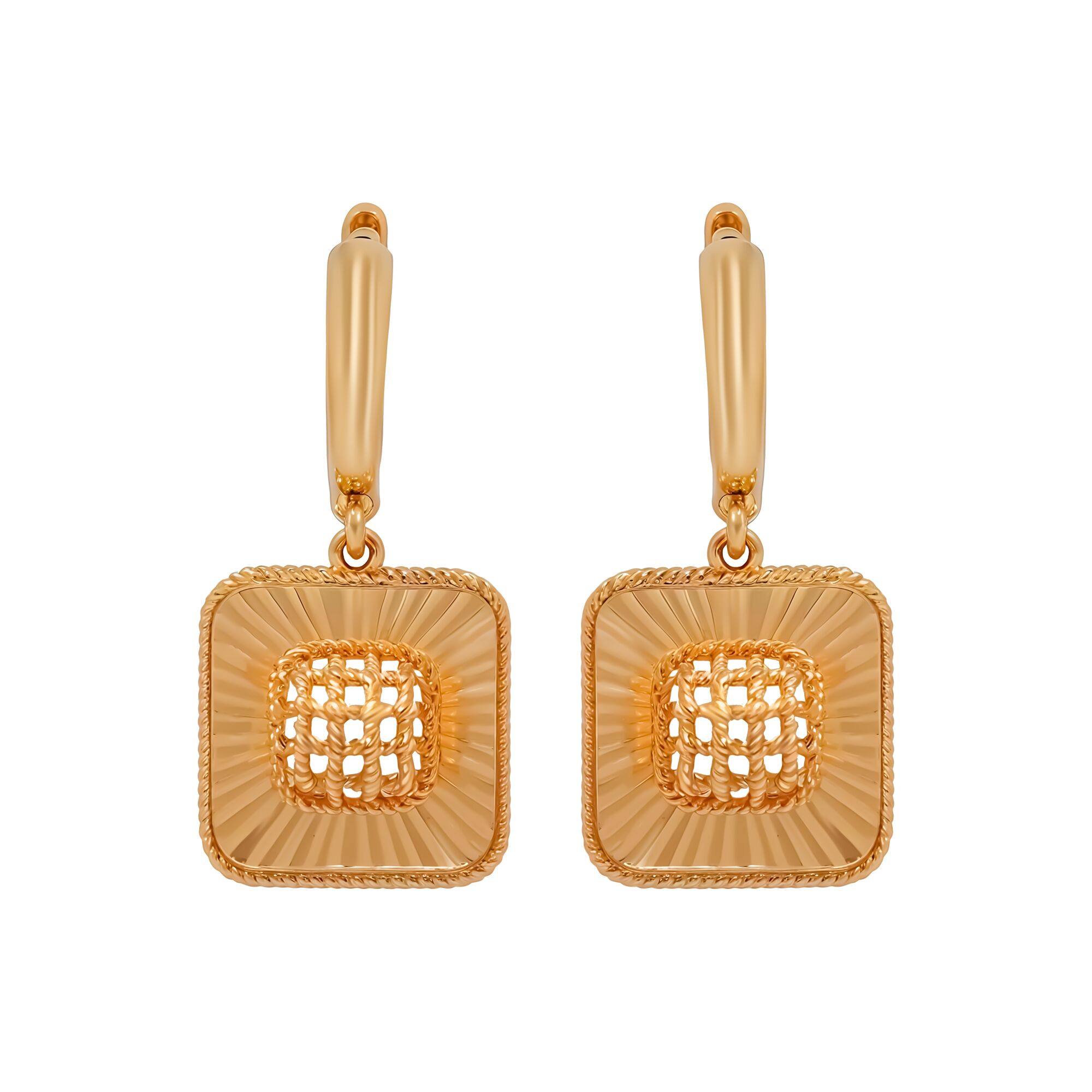 Серьги, золото, 585, 6.71г, 59405 | GoldMarket.kz