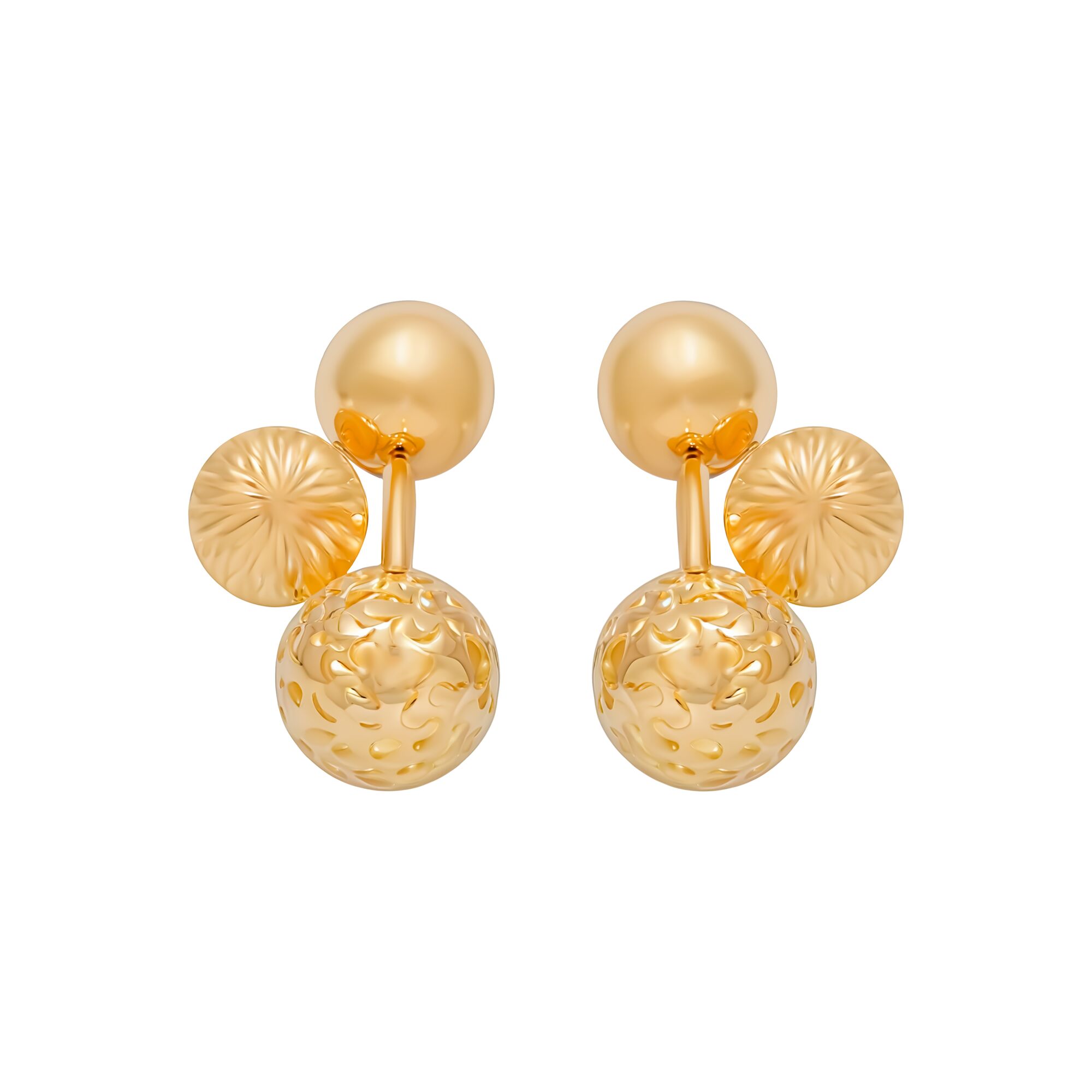Серьги, золото, 585, 5.82г, 59413 | GoldMarket.kz