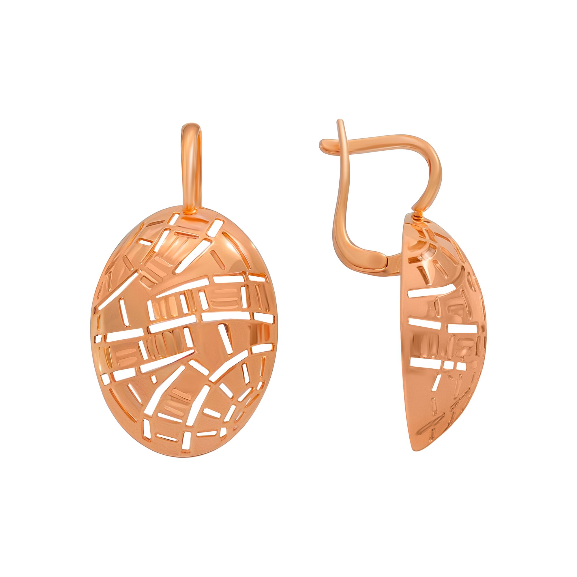 Серьги, золото, 585, 5.99г, 59414, изображение 2 | GoldMarket.kz