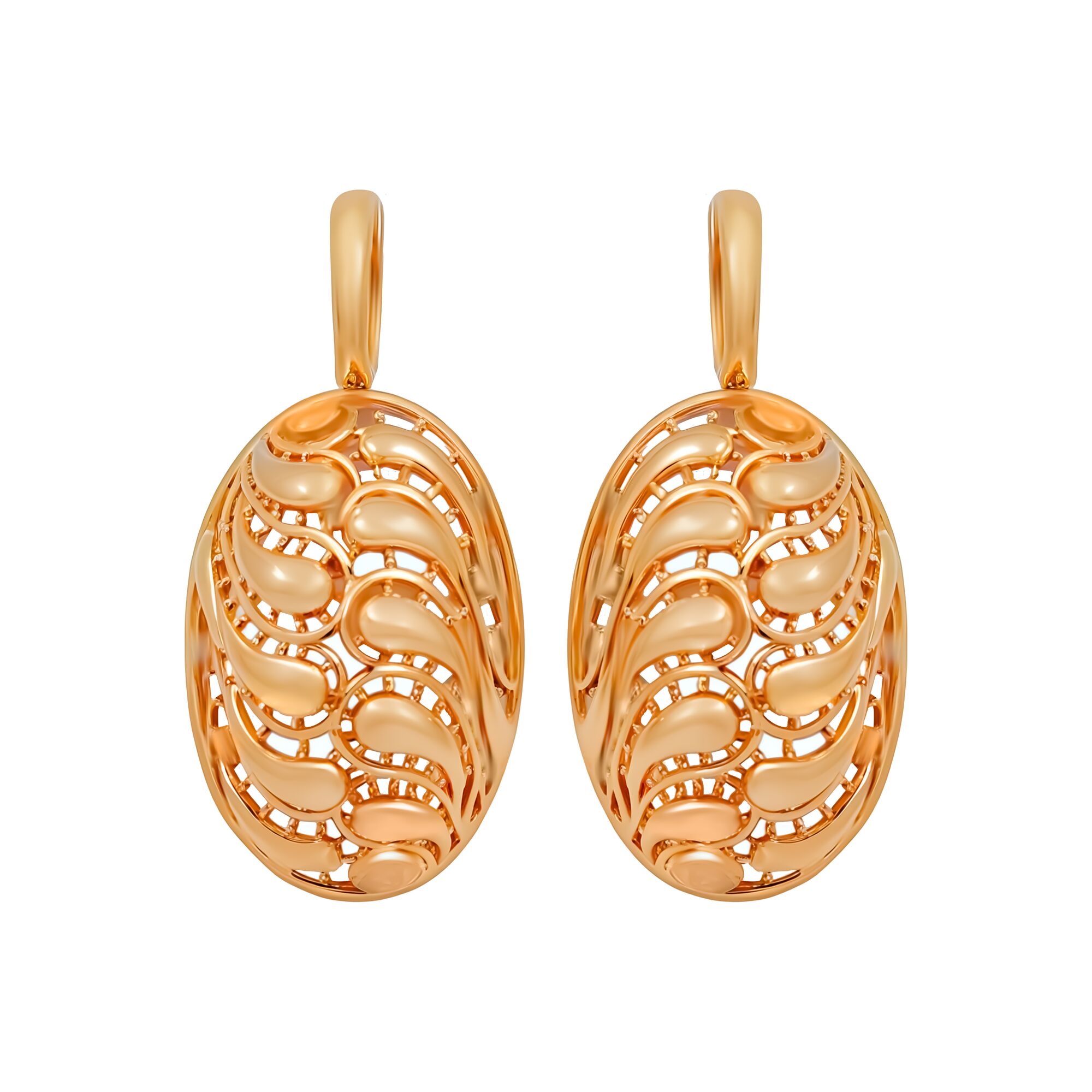 Серьги, золото, 585, 8.1г, 59418 | GoldMarket.kz
