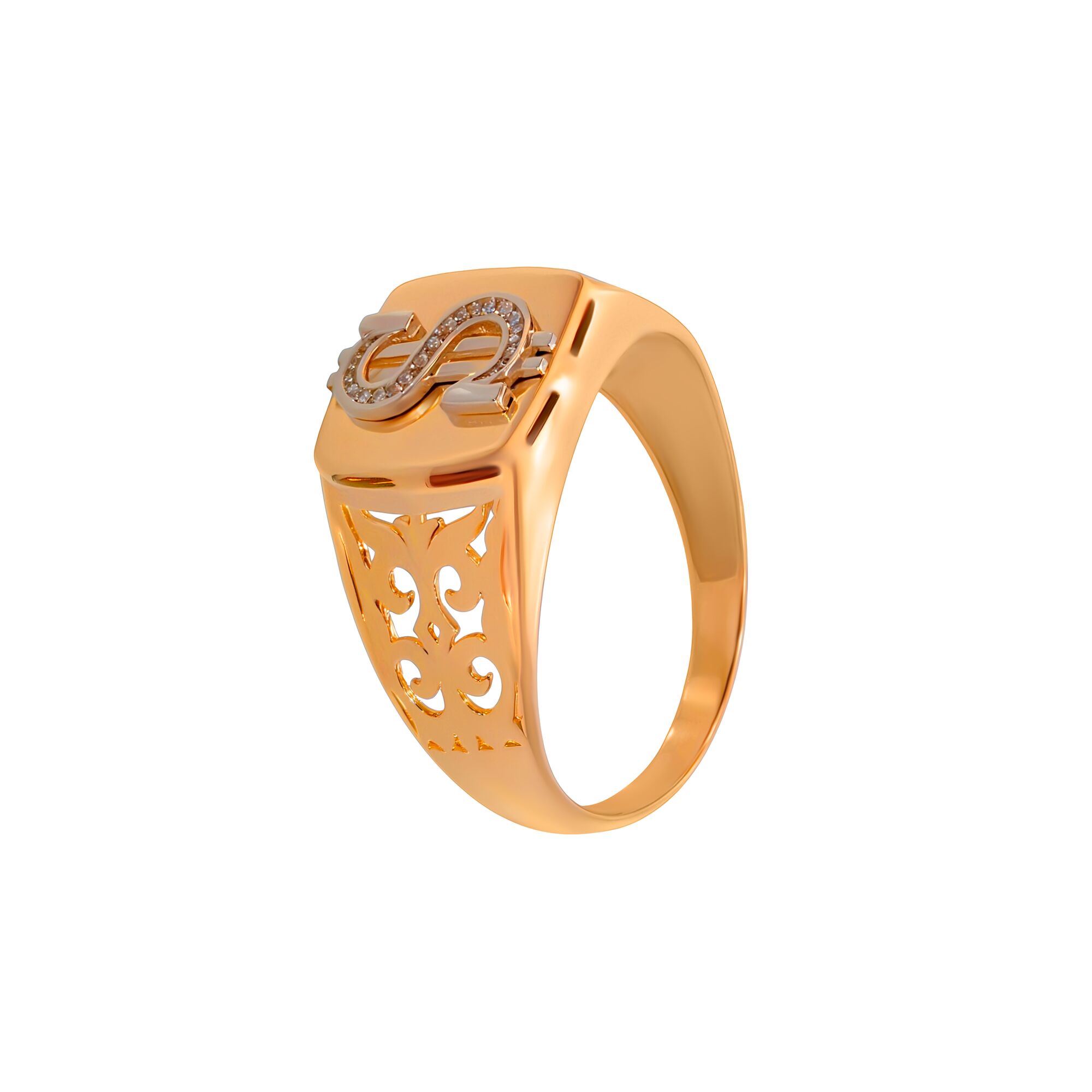 Кольцо, золото, 585, 3.44г, 59441 | GoldMarket.kz