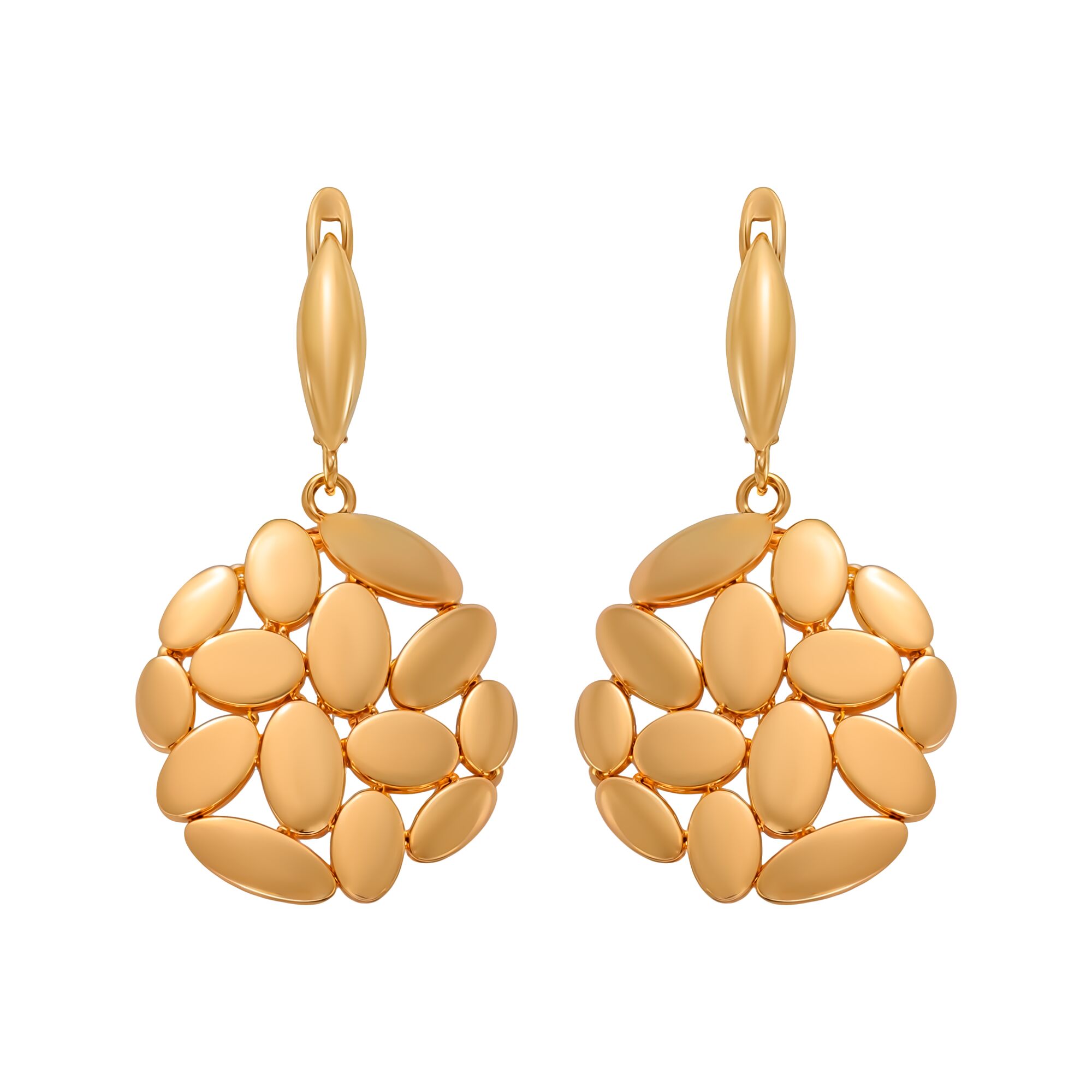 Серьги, золото, 585, 8.96г, 59448 | GoldMarket.kz