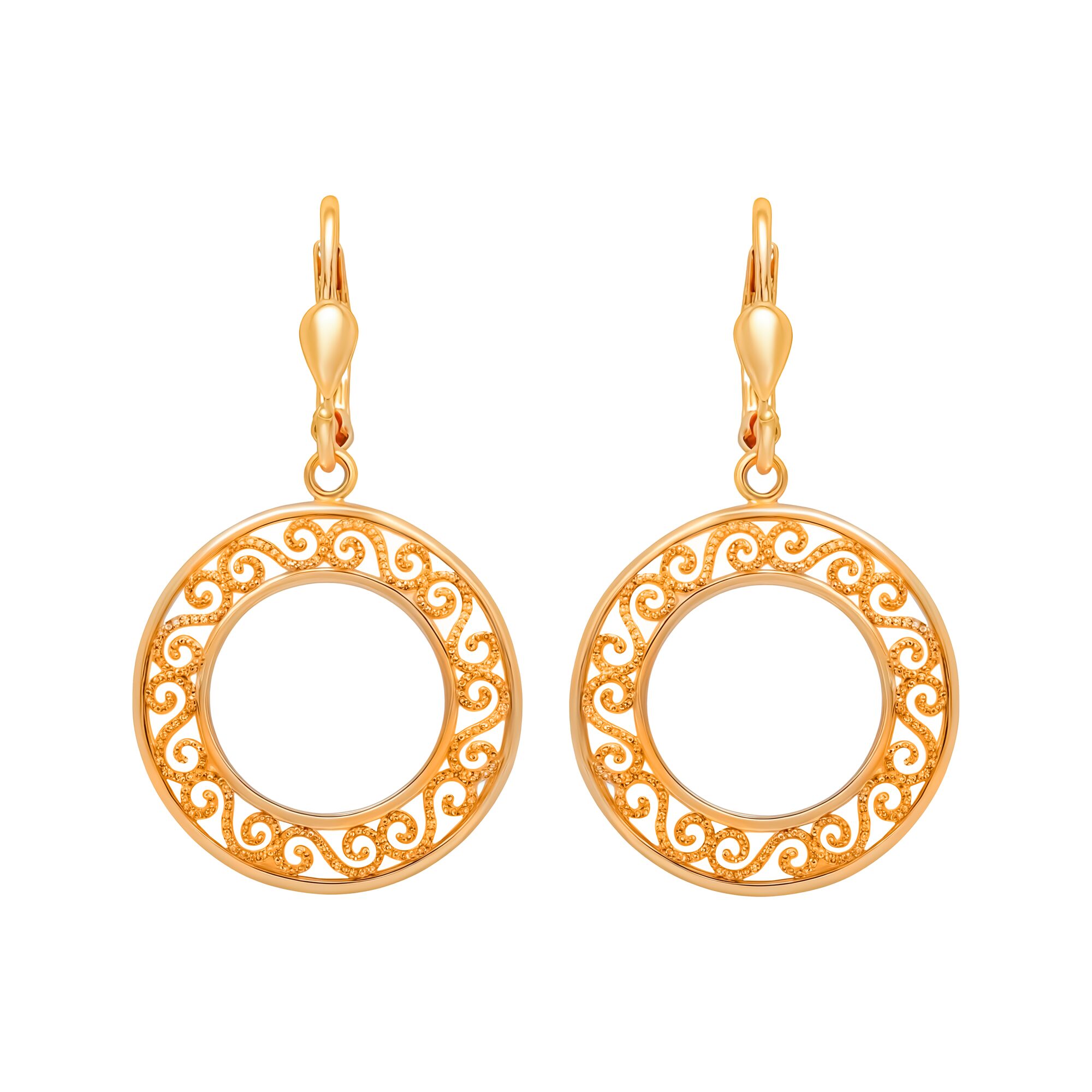 Серьги, золото, 585, 2.93г, 59463 | GoldMarket.kz