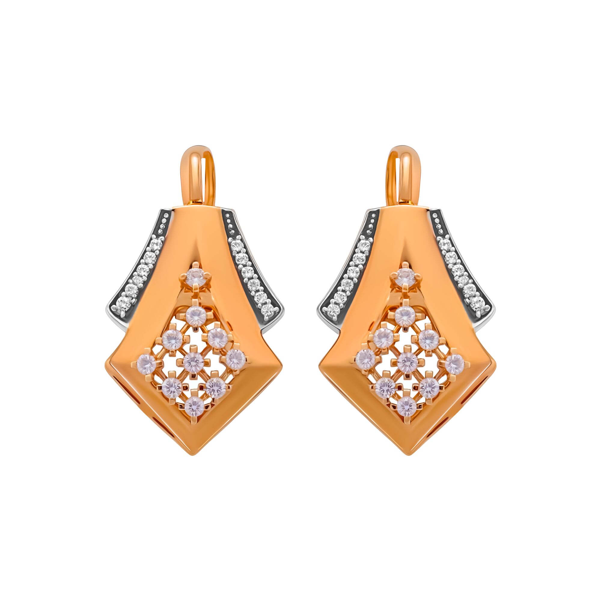 Серьги, золото, 585, 5.75г, 59518 | GoldMarket.kz