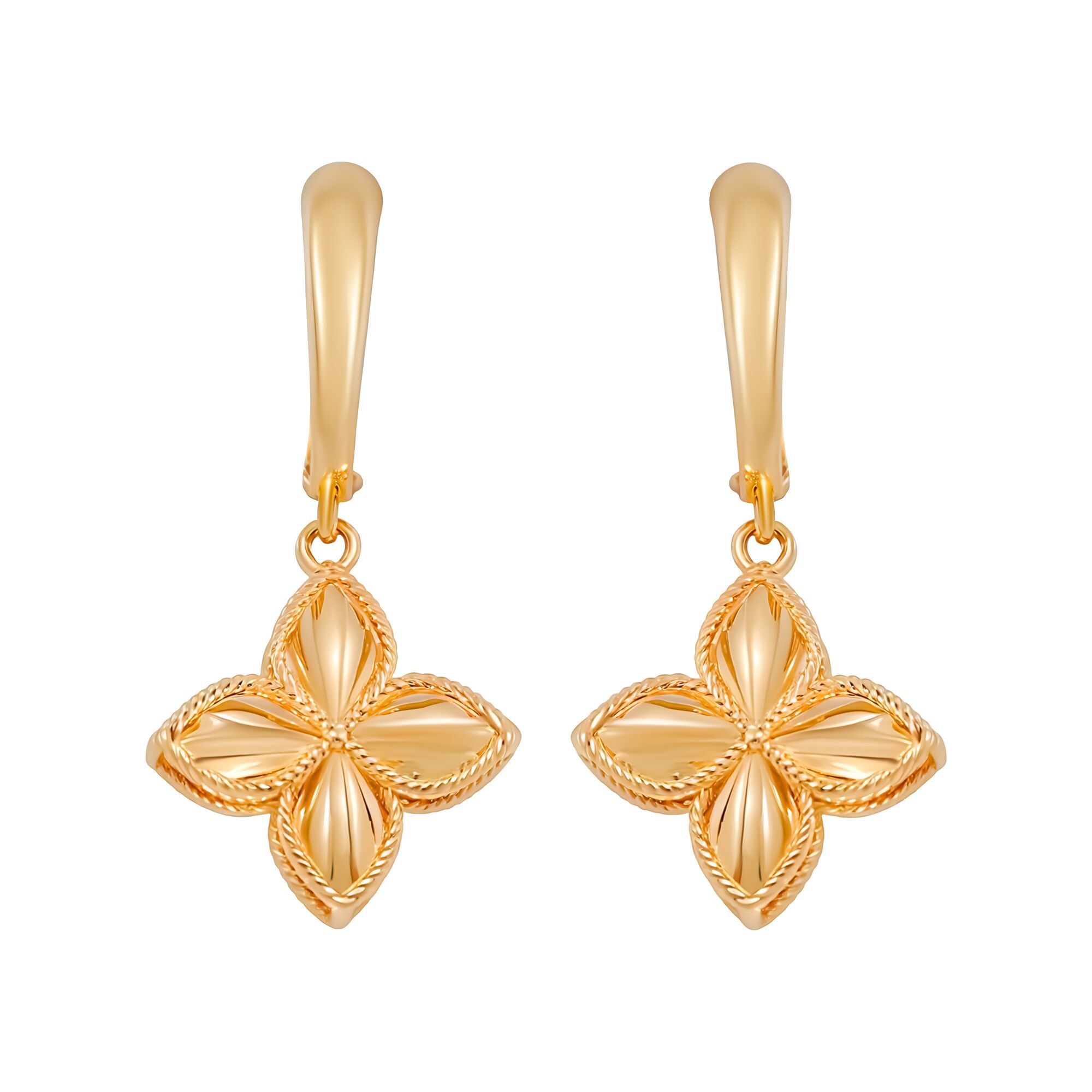 Серьги, золото, 585, 3.48г, 59545 | GoldMarket.kz