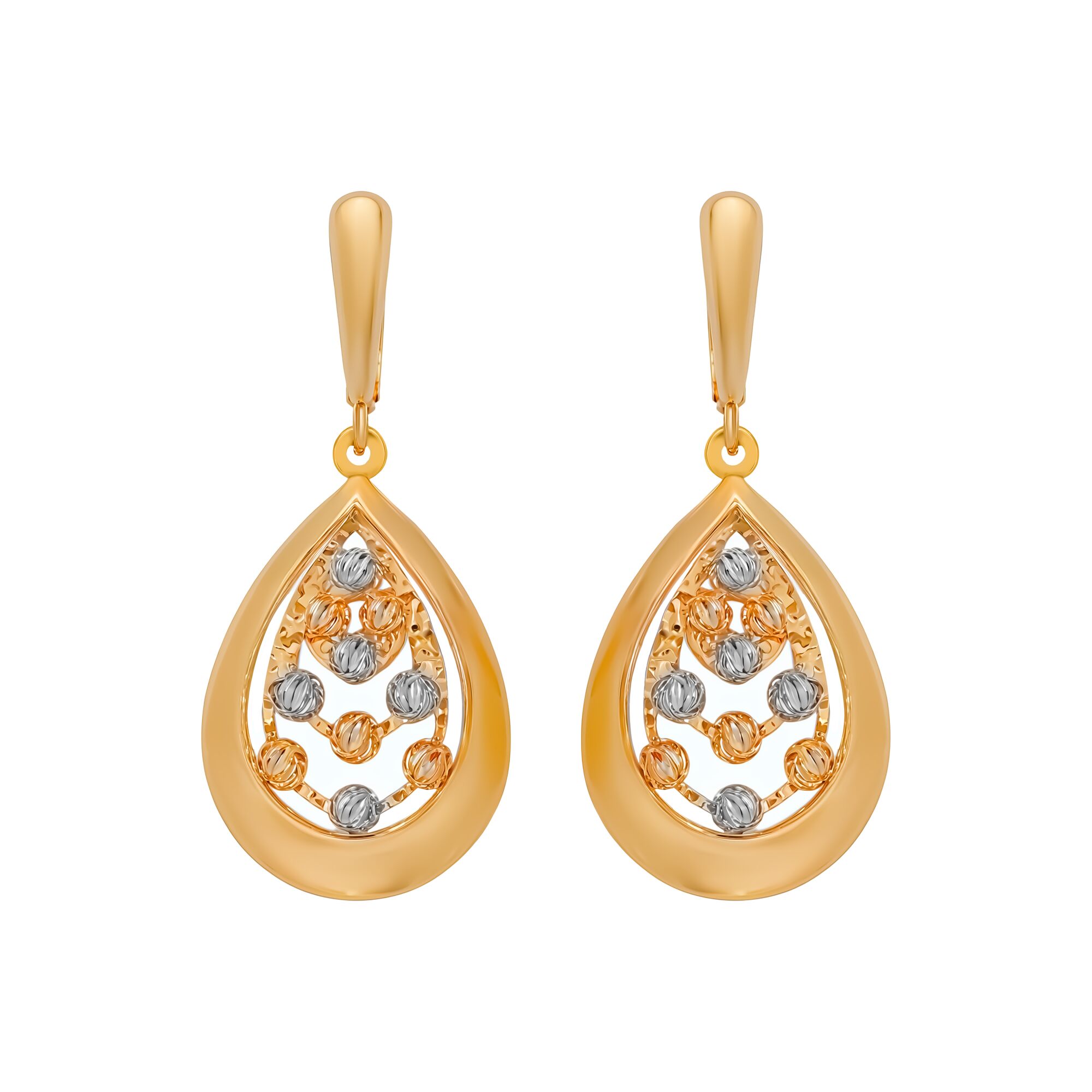 Серьги, золото, 585, 4.91г, 59565 | GoldMarket.kz