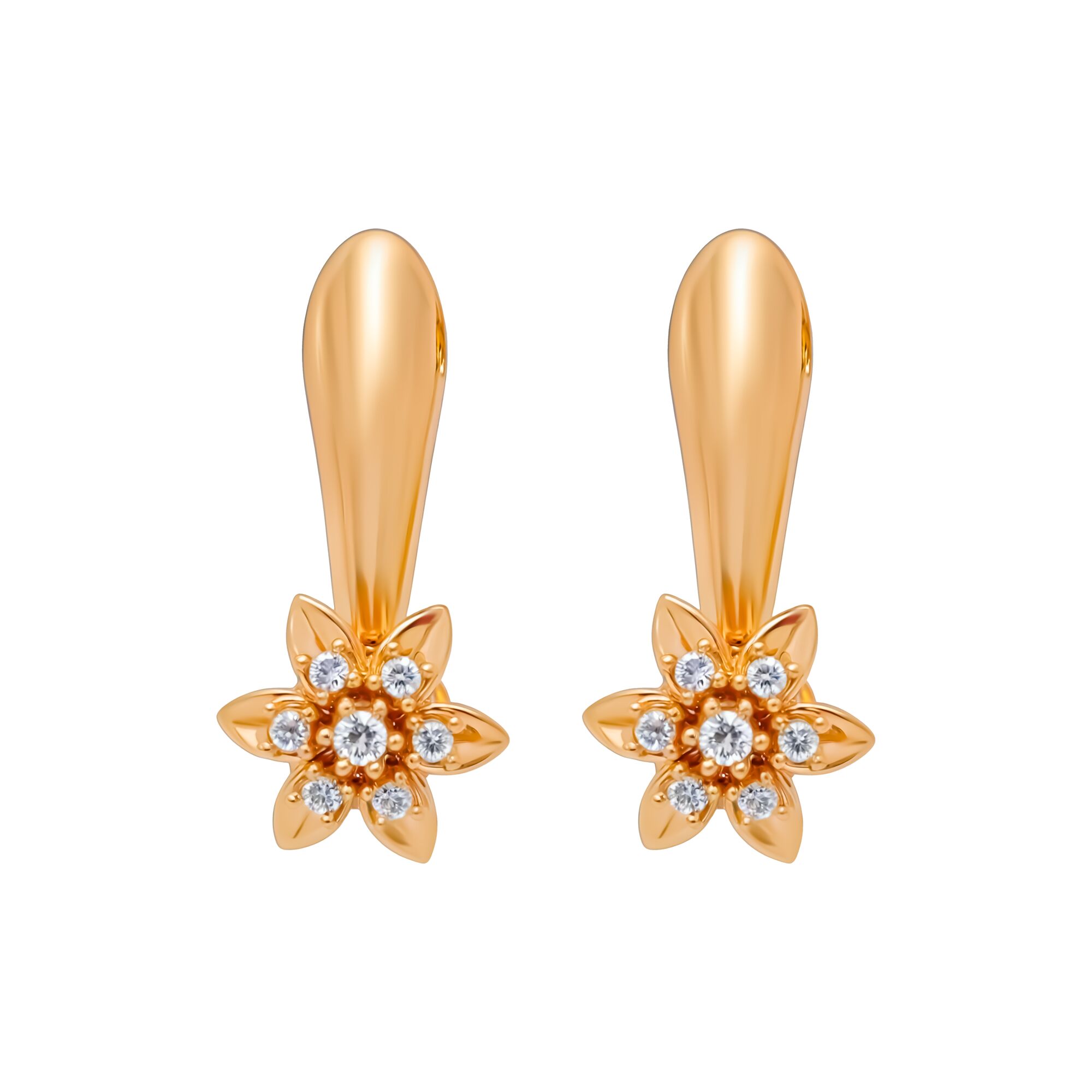 Серьги, золото, 585, 2.93г, 59569 | GoldMarket.kz