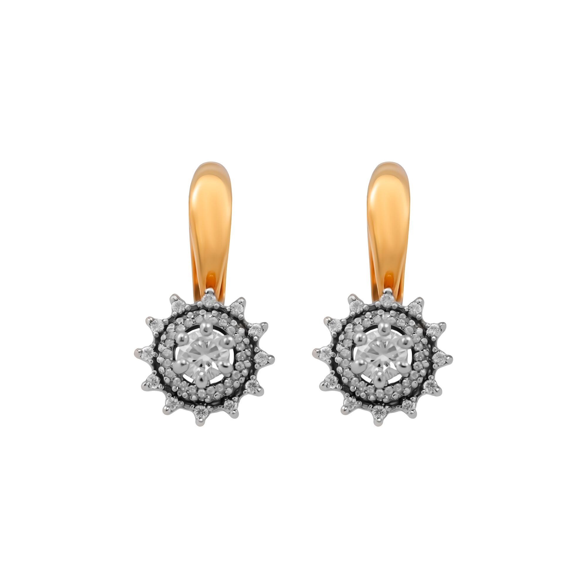 Серьги, золото, 585, 3.37г, 59580 | GoldMarket.kz