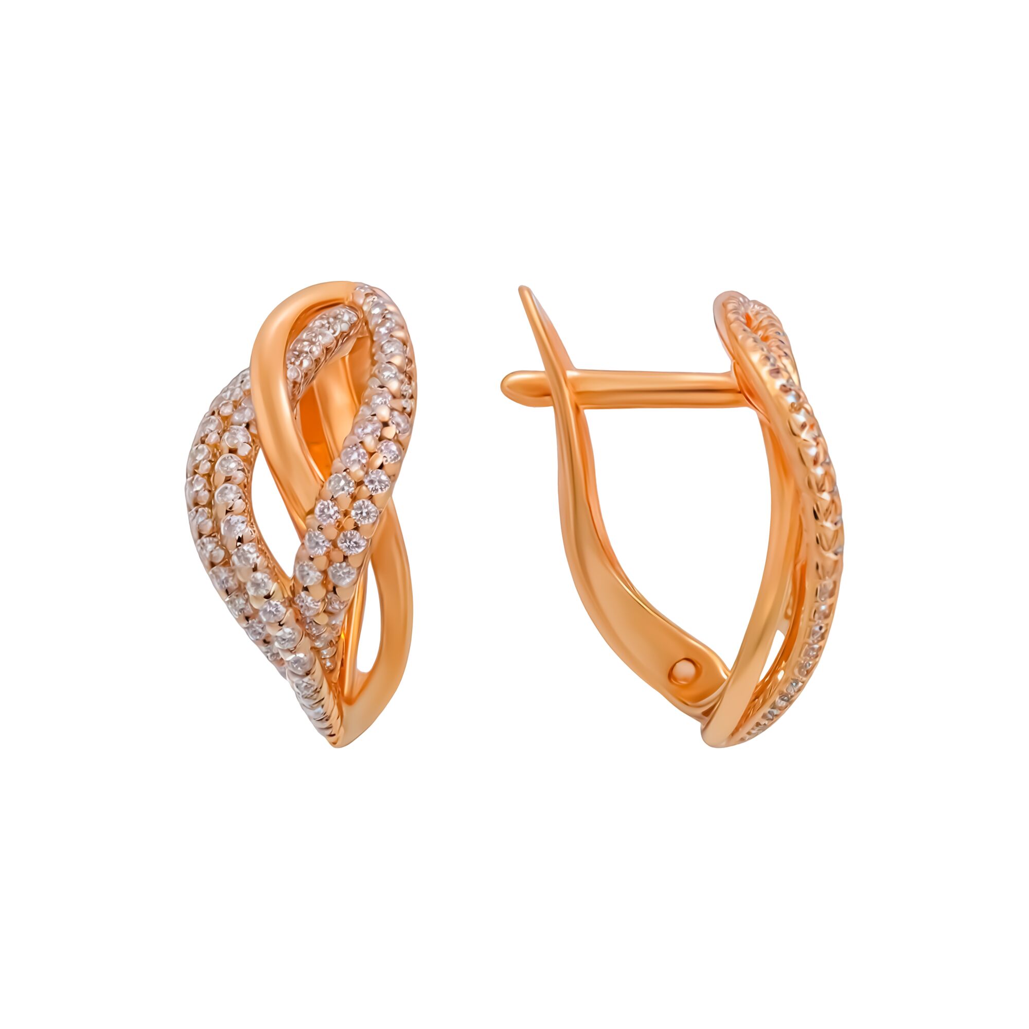 Серьги, золото, 585, 2.93г, 59591, изображение 2 | GoldMarket.kz