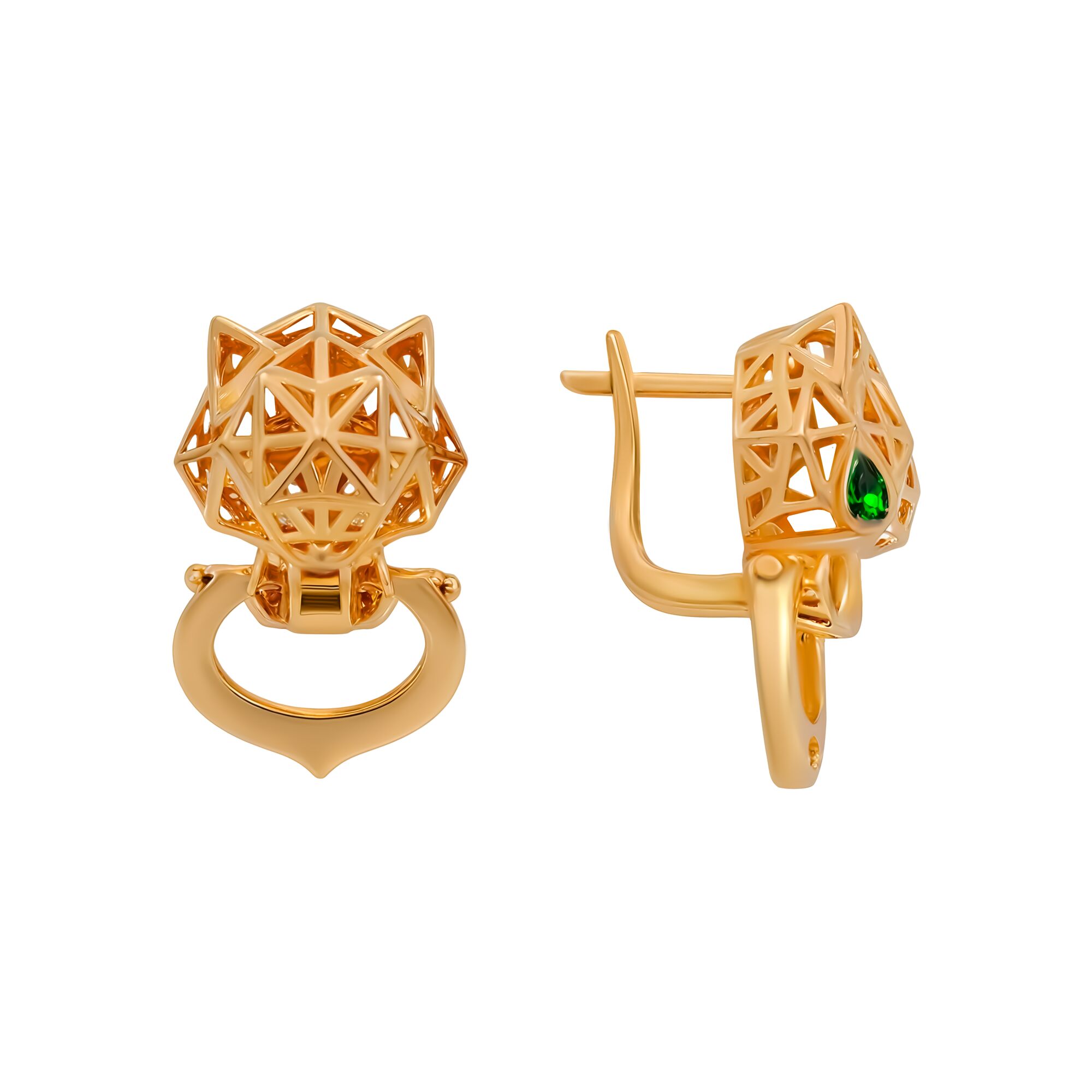 Серьги, золото, 585, 8.72г, 59657, изображение 2 | GoldMarket.kz