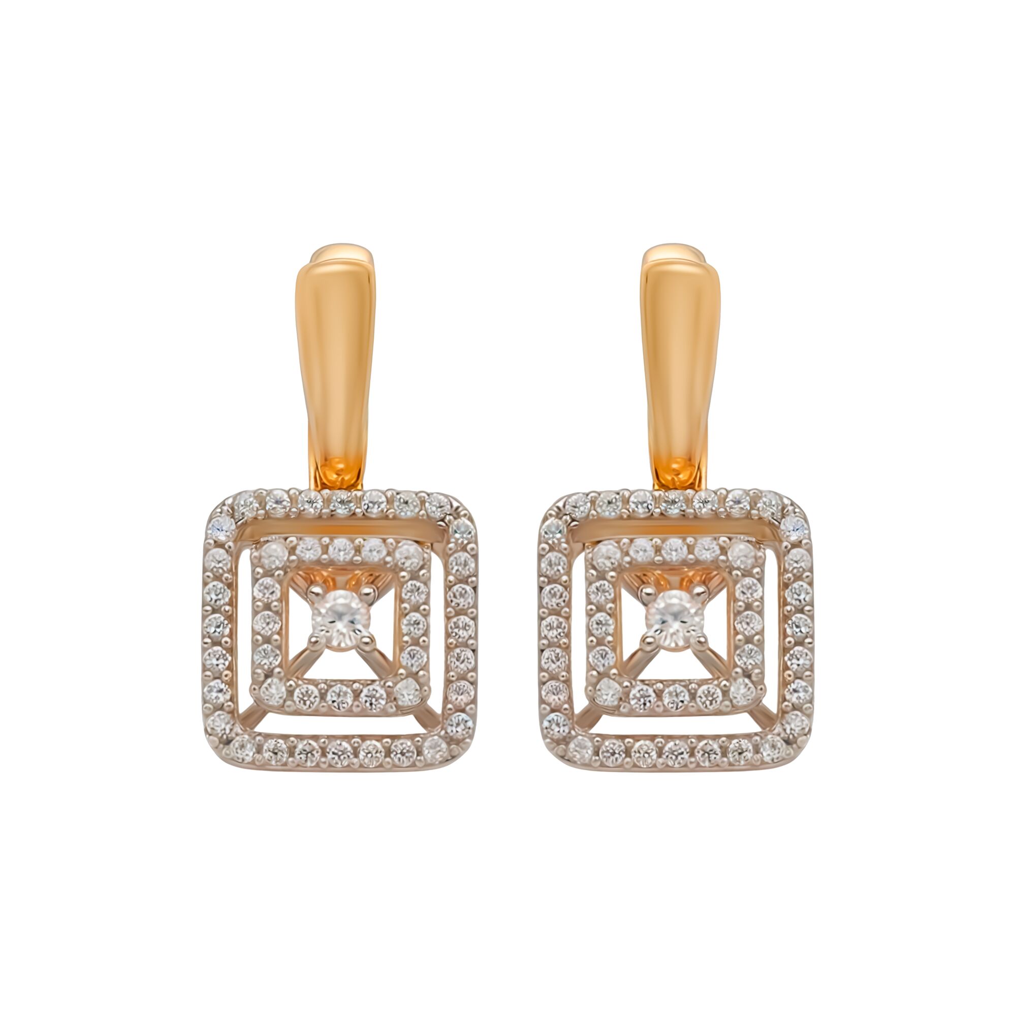 Серьги, золото, 585, 3.81г, 59682 | GoldMarket.kz
