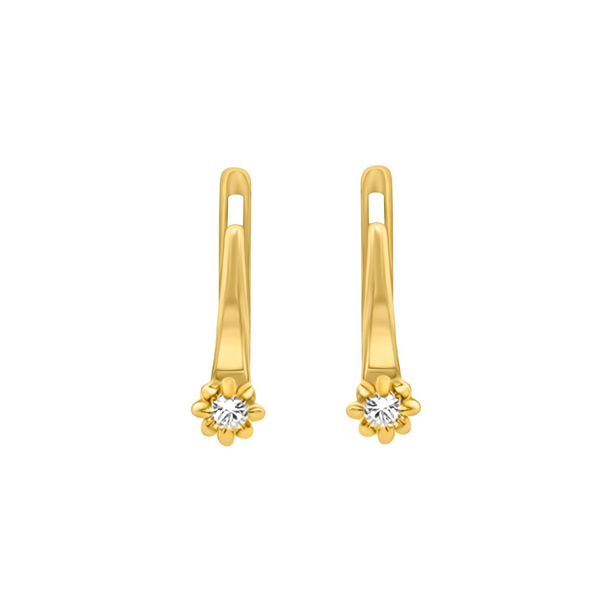 Серьги, золото, 585, 4.85г, 59735 | GoldMarket.kz