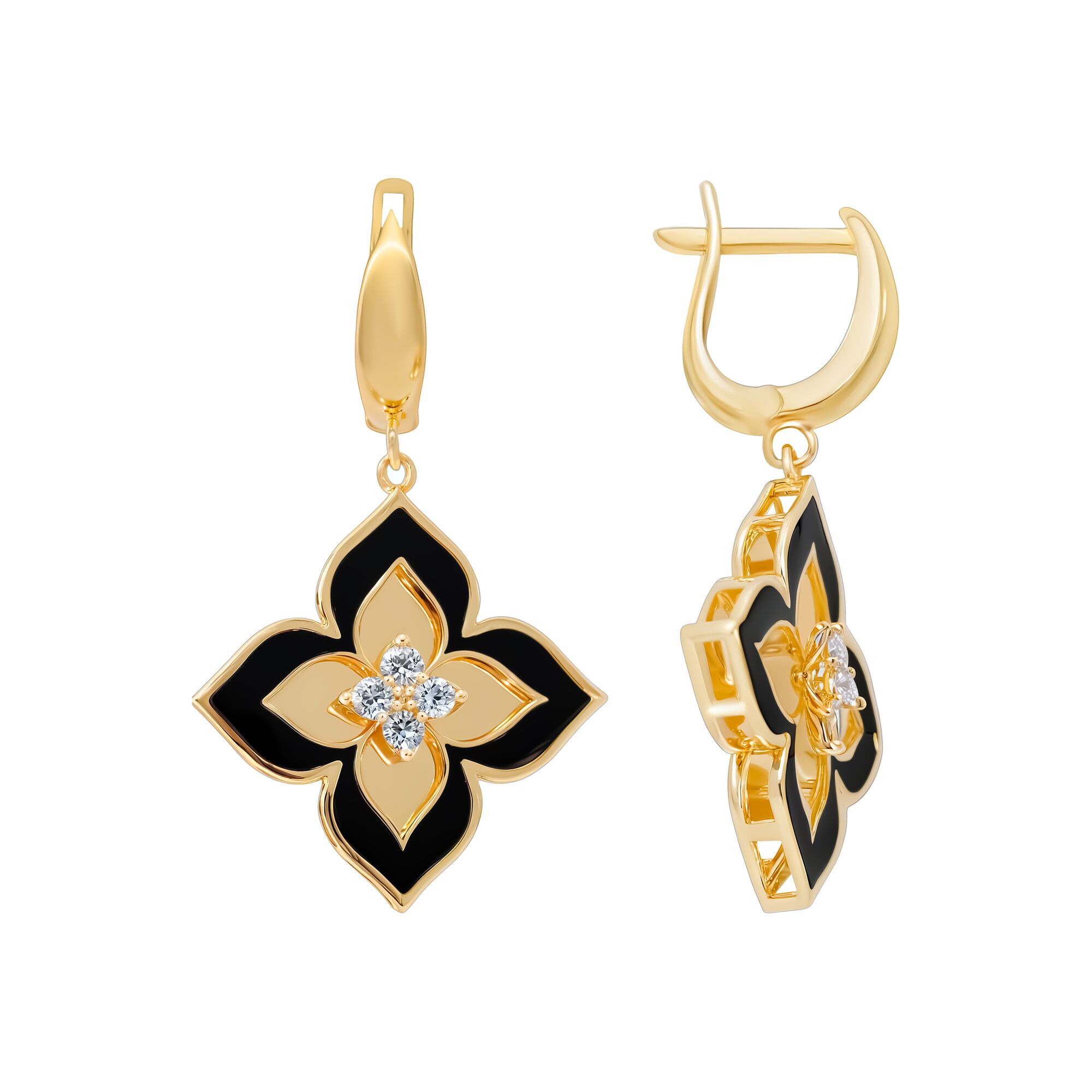 Серьги, золото, 585, 7.81г, 59155, изображение 2 | GoldMarket.kz