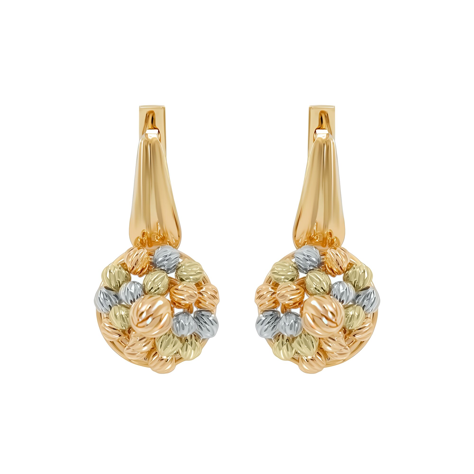 Серьги, золото, 585, 6.5г, 59165 | GoldMarket.kz