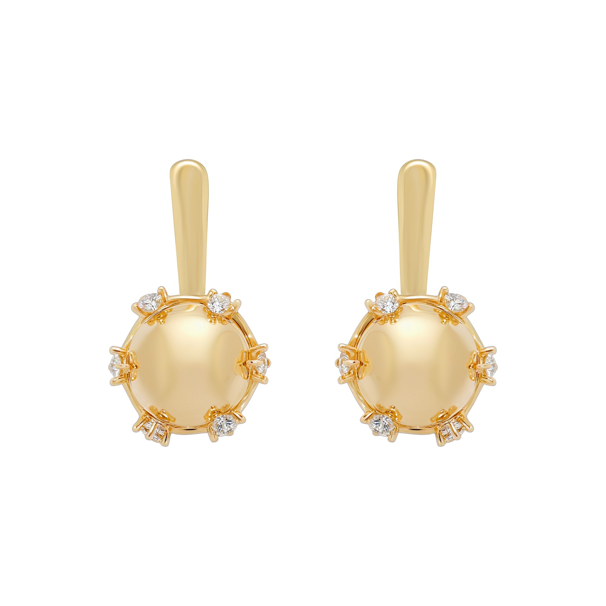 Серьги, золото, 585, 6.49г, 59166 | GoldMarket.kz