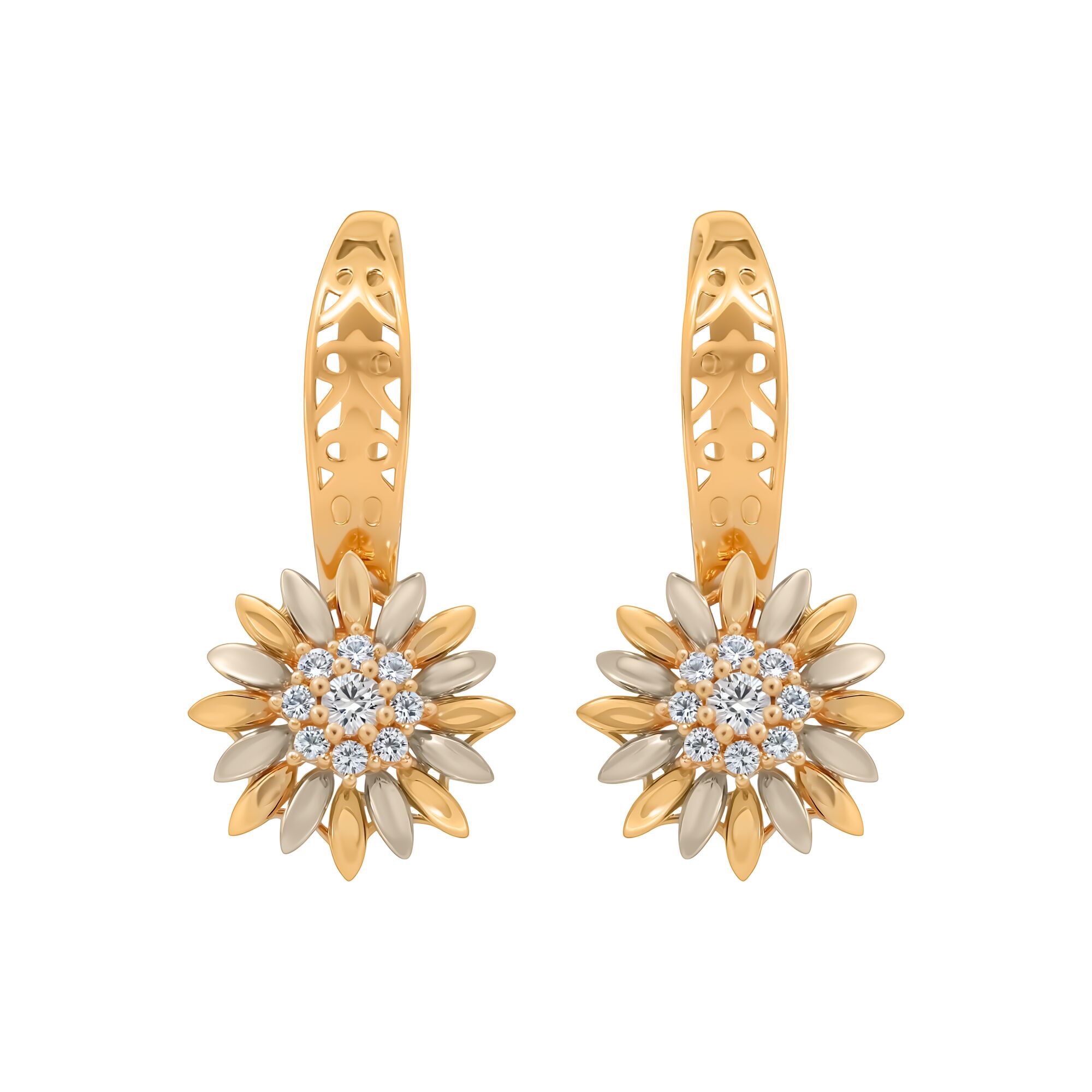 Серьги, золото, 585, 3.76г, 59260 | GoldMarket.kz