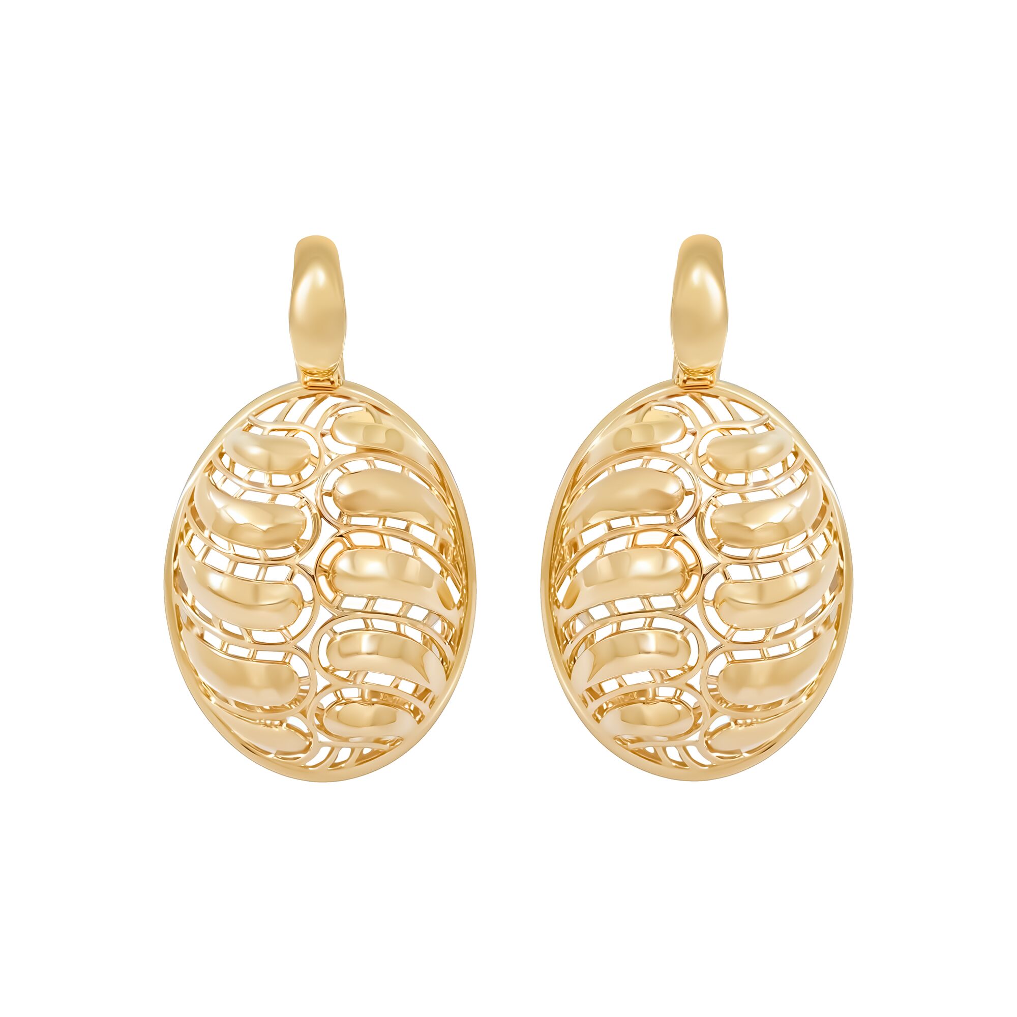 Серьги, золото, 585, 5.2г, 59276 | GoldMarket.kz