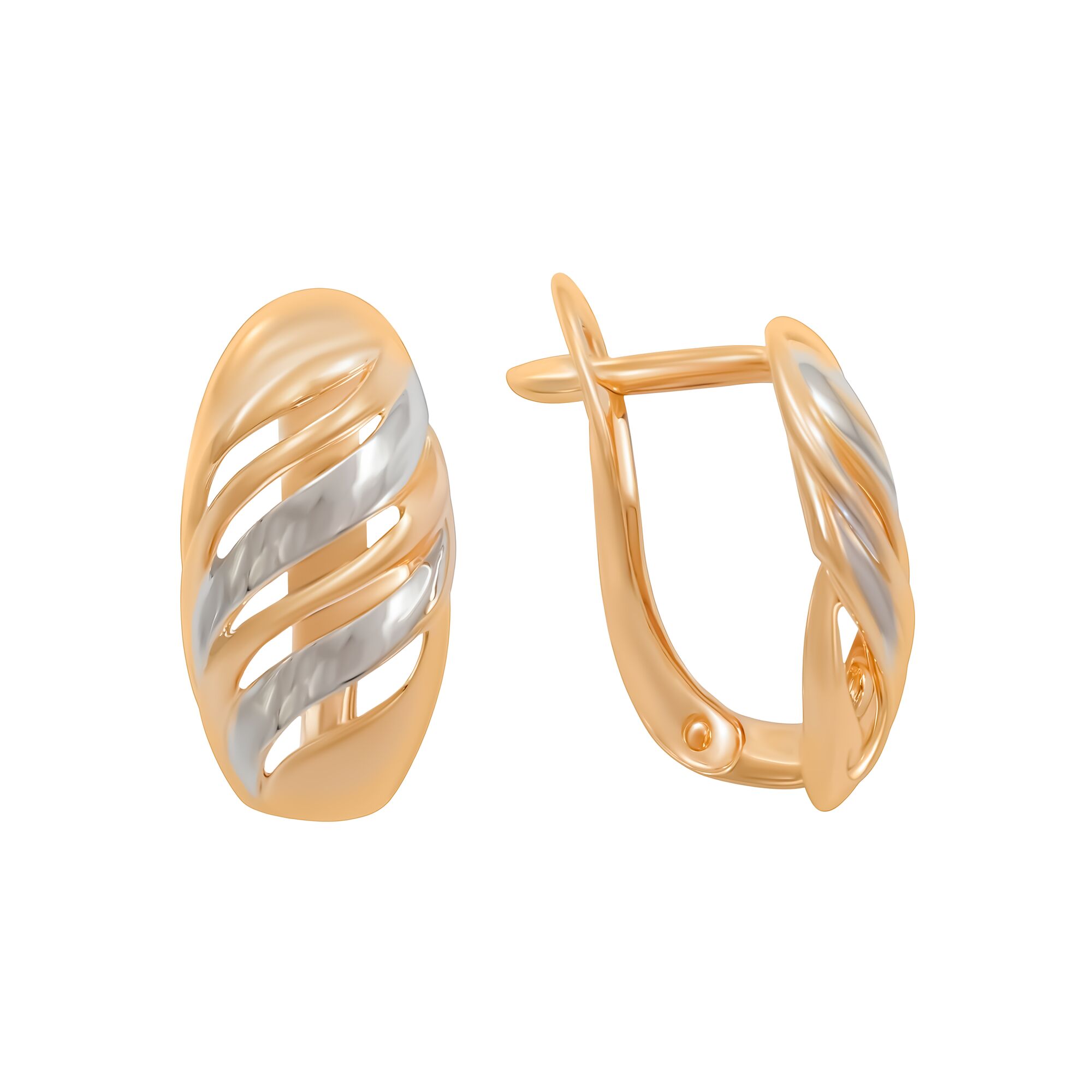 Серьги, золото, 585, 2.68г, 59272, изображение 2 | GoldMarket.kz