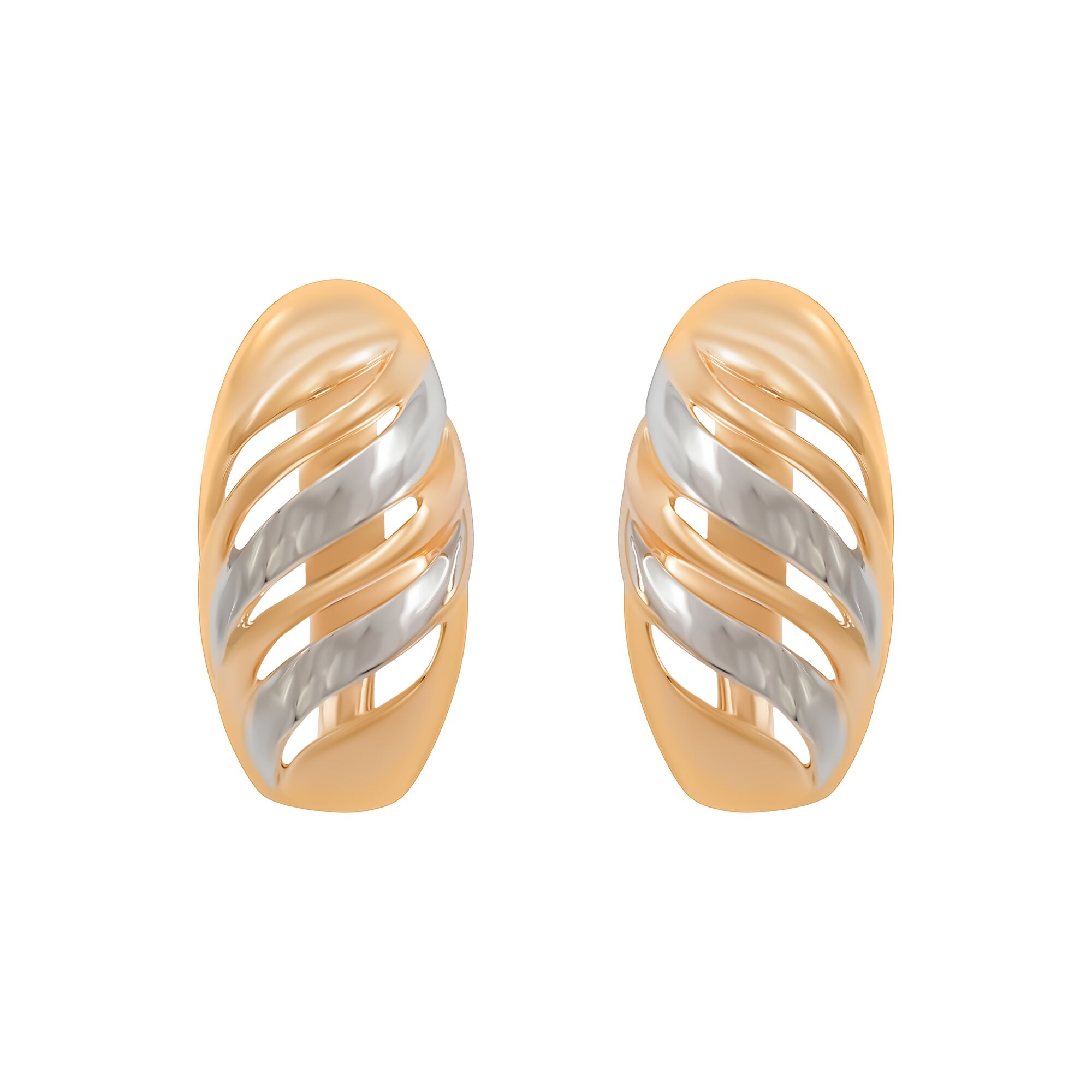 Серьги, золото, 585, 2.68г, 59272 | GoldMarket.kz