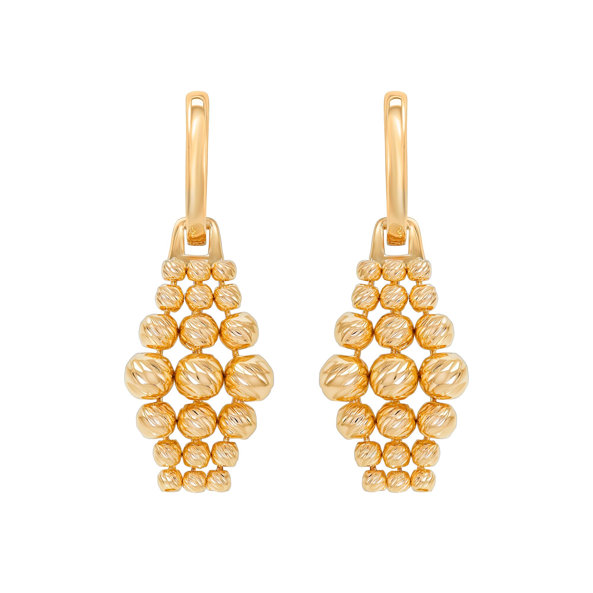Серьги, золото, 585, 7.42г, 59334 | GoldMarket.kz