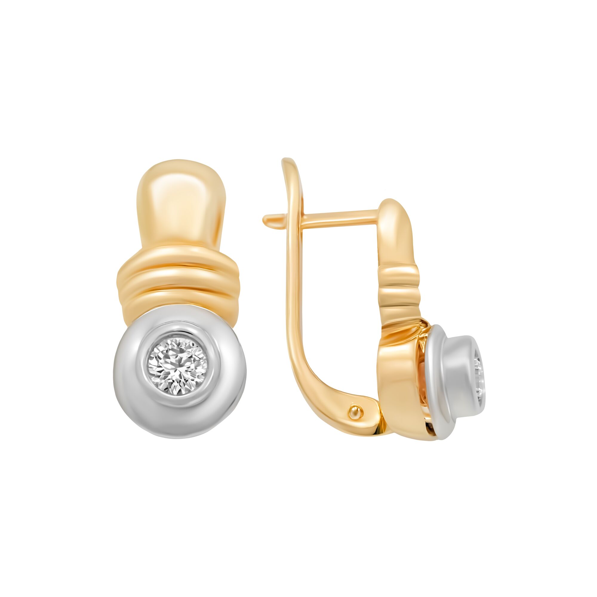 Серьги, золото, 585, 7.54г, 59356, изображение 2 | GoldMarket.kz