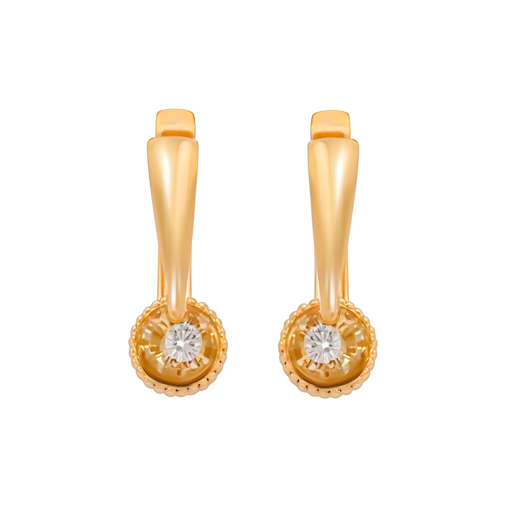 Серьги, золото, 585, 2.96г, 59364 | GoldMarket.kz