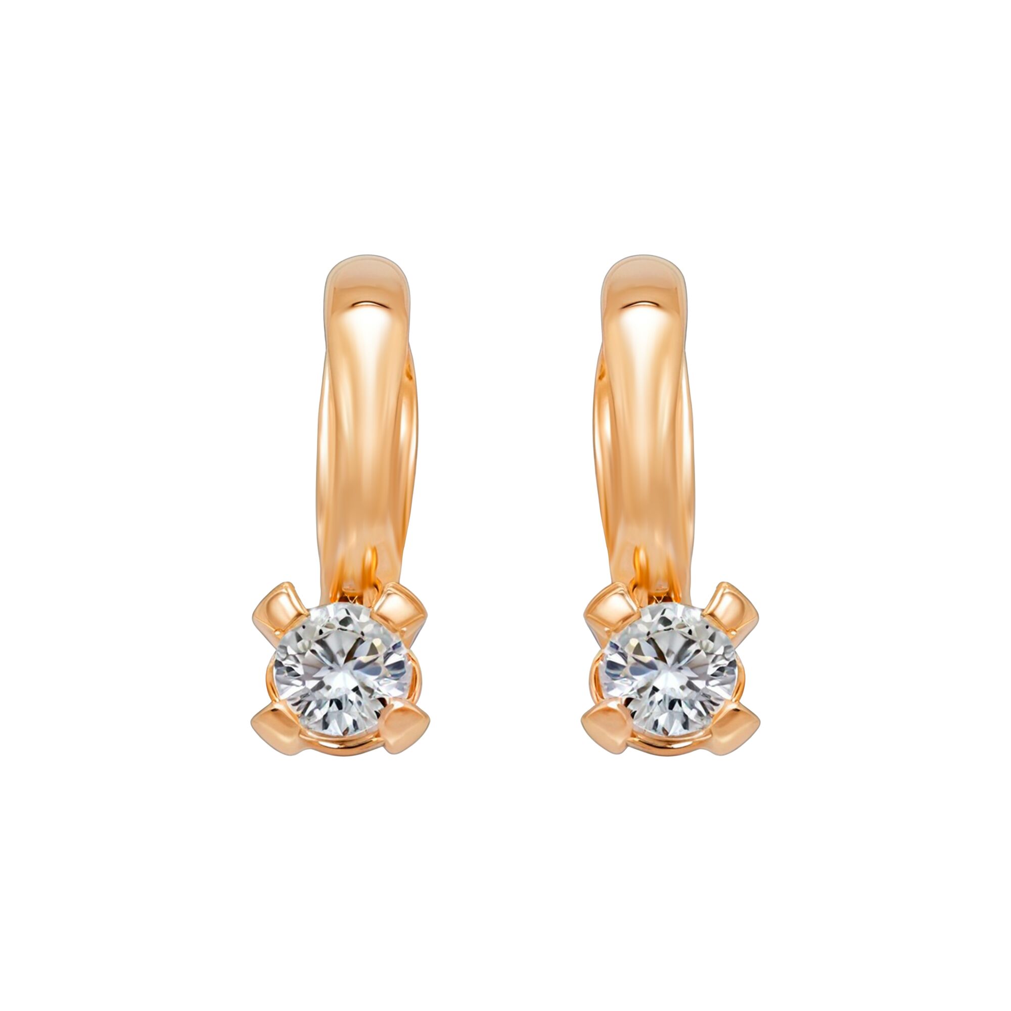 Серьги, золото, 585, 3.1г, 59378 | GoldMarket.kz
