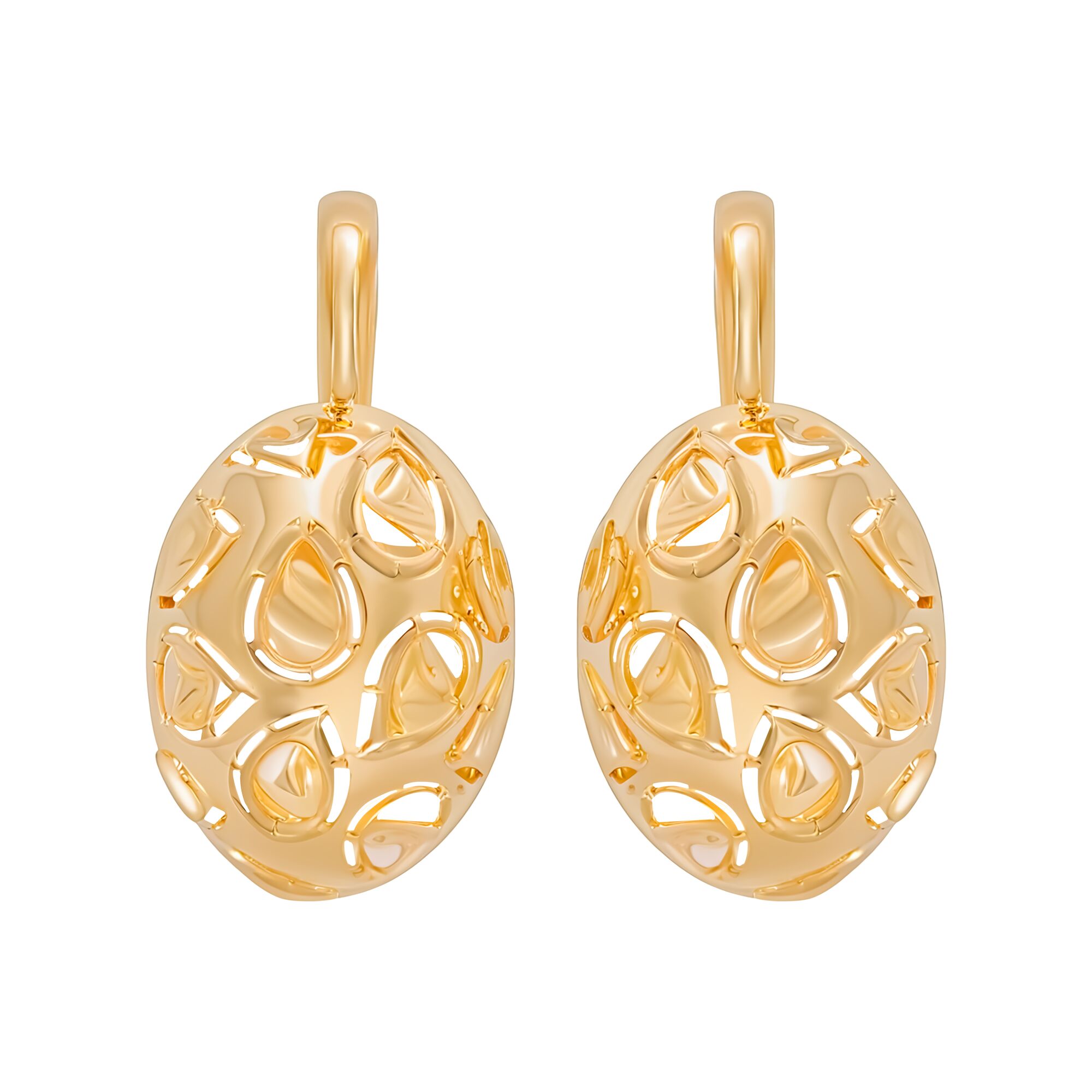 Серьги, золото, 585, 5.7г, 59408 | GoldMarket.kz