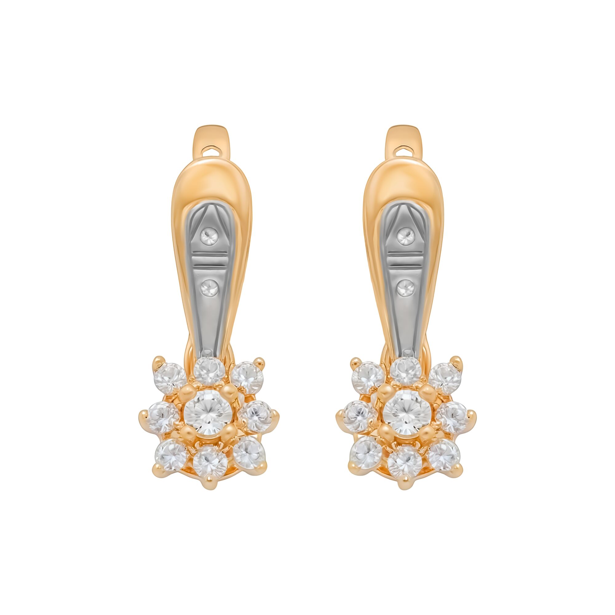 Серьги, золото, 585, 3.83г, 59409 | GoldMarket.kz
