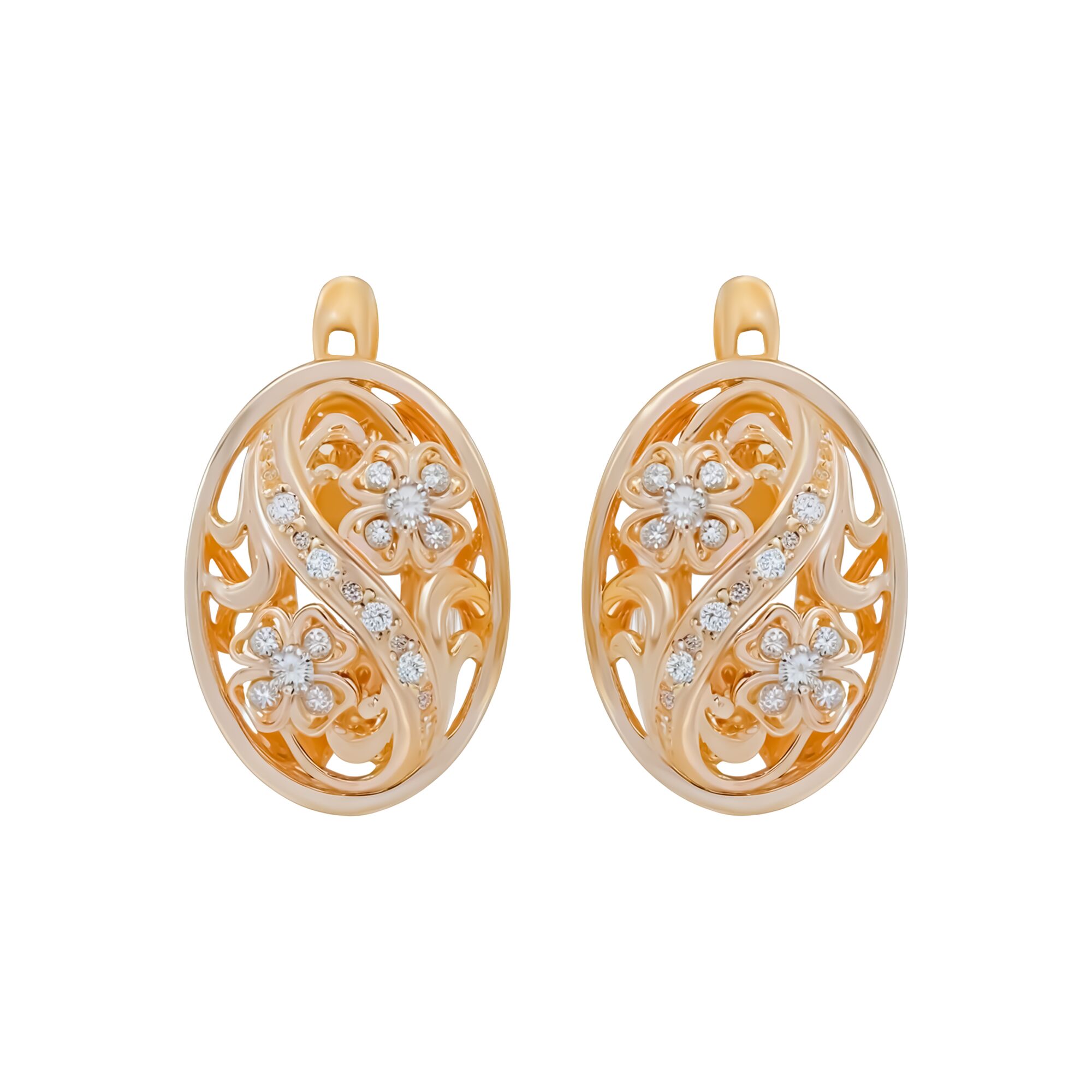 Серьги, золото, 585, 9.56г, 59429 | GoldMarket.kz