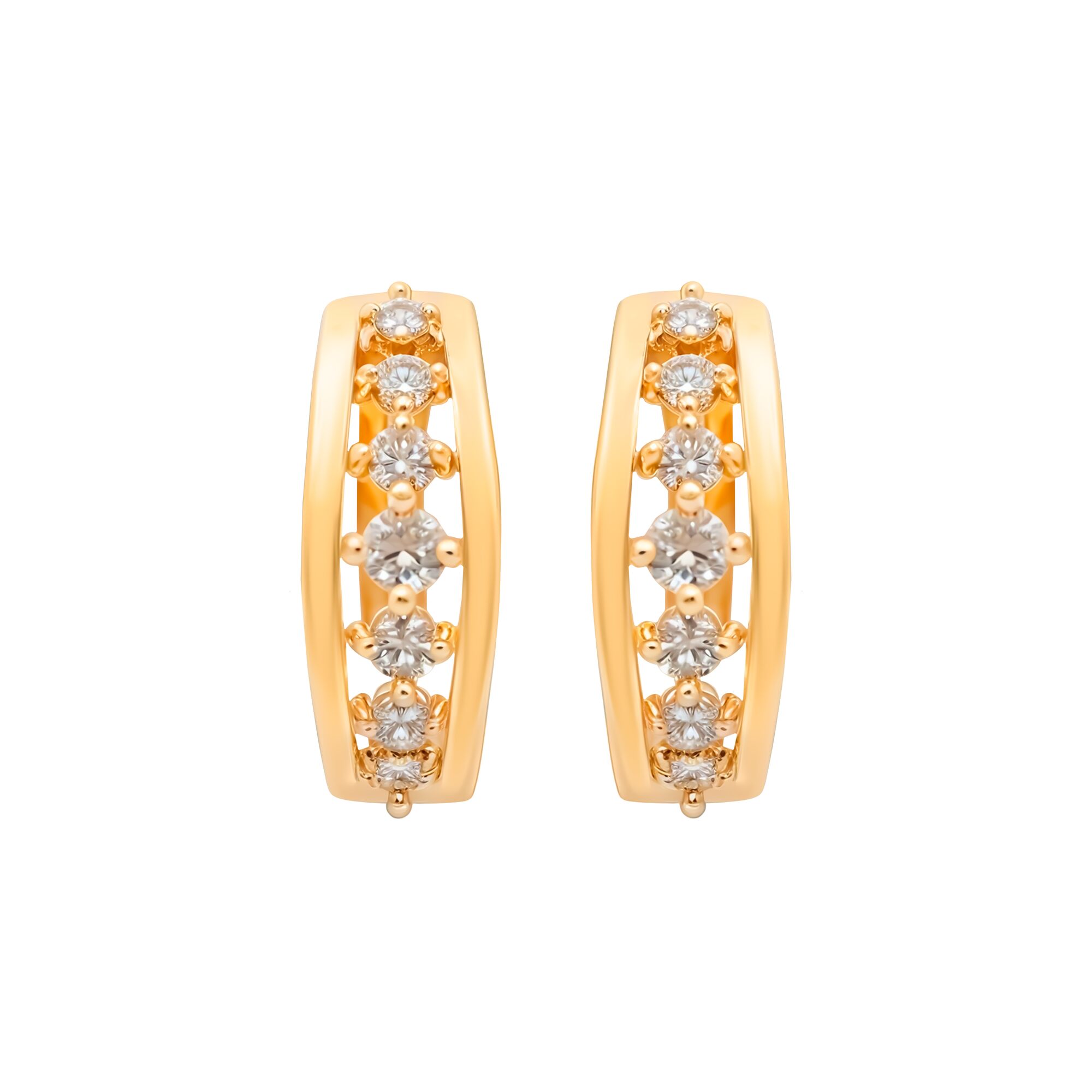 Серьги, золото, 585, 6.12г, 59534 | GoldMarket.kz