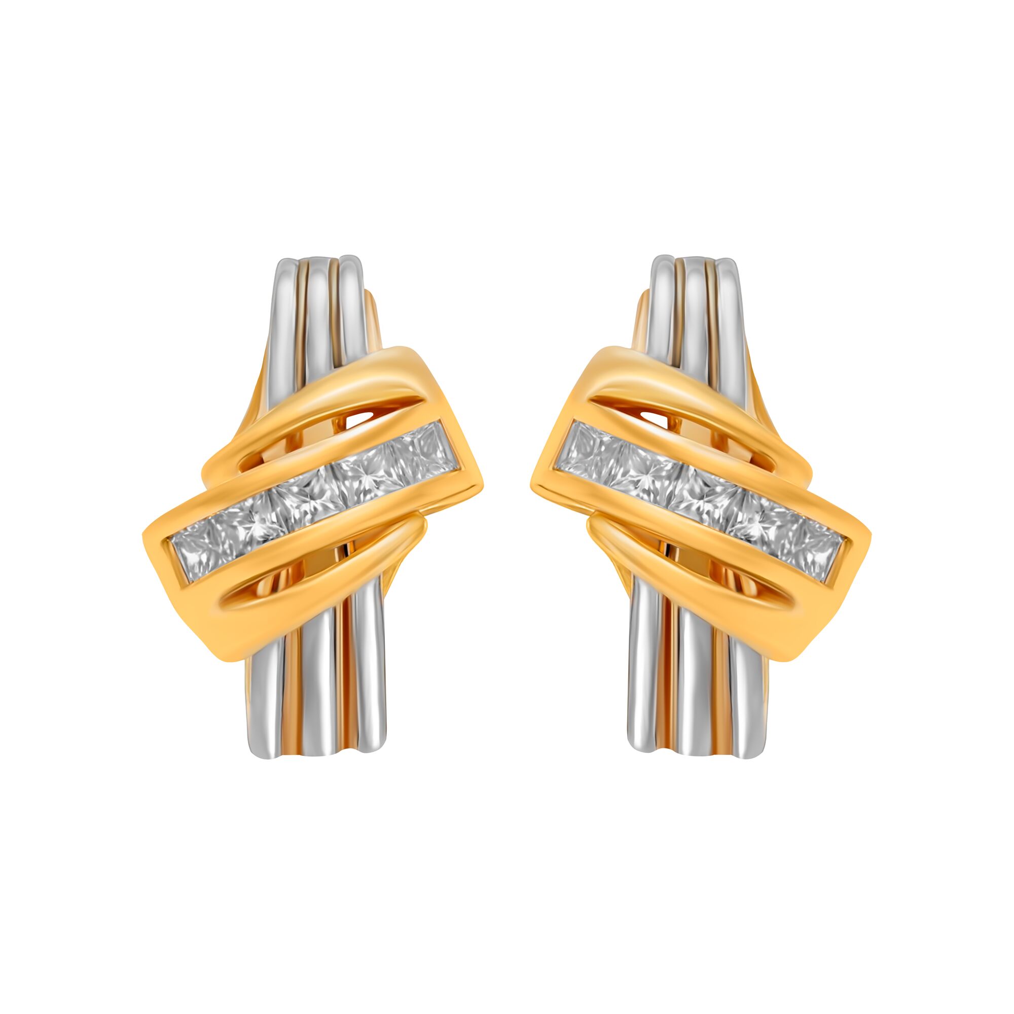 Серьги, золото, 585, 7.44г, 59536 | GoldMarket.kz