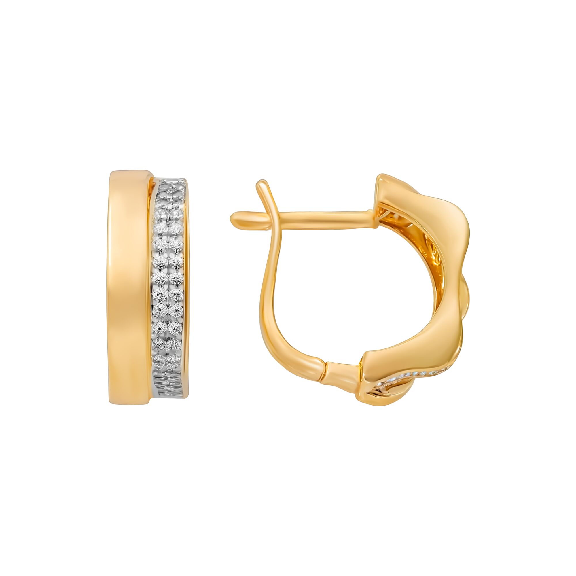 Серьги, золото, 585, 4.92г, 59588, изображение 2 | GoldMarket.kz