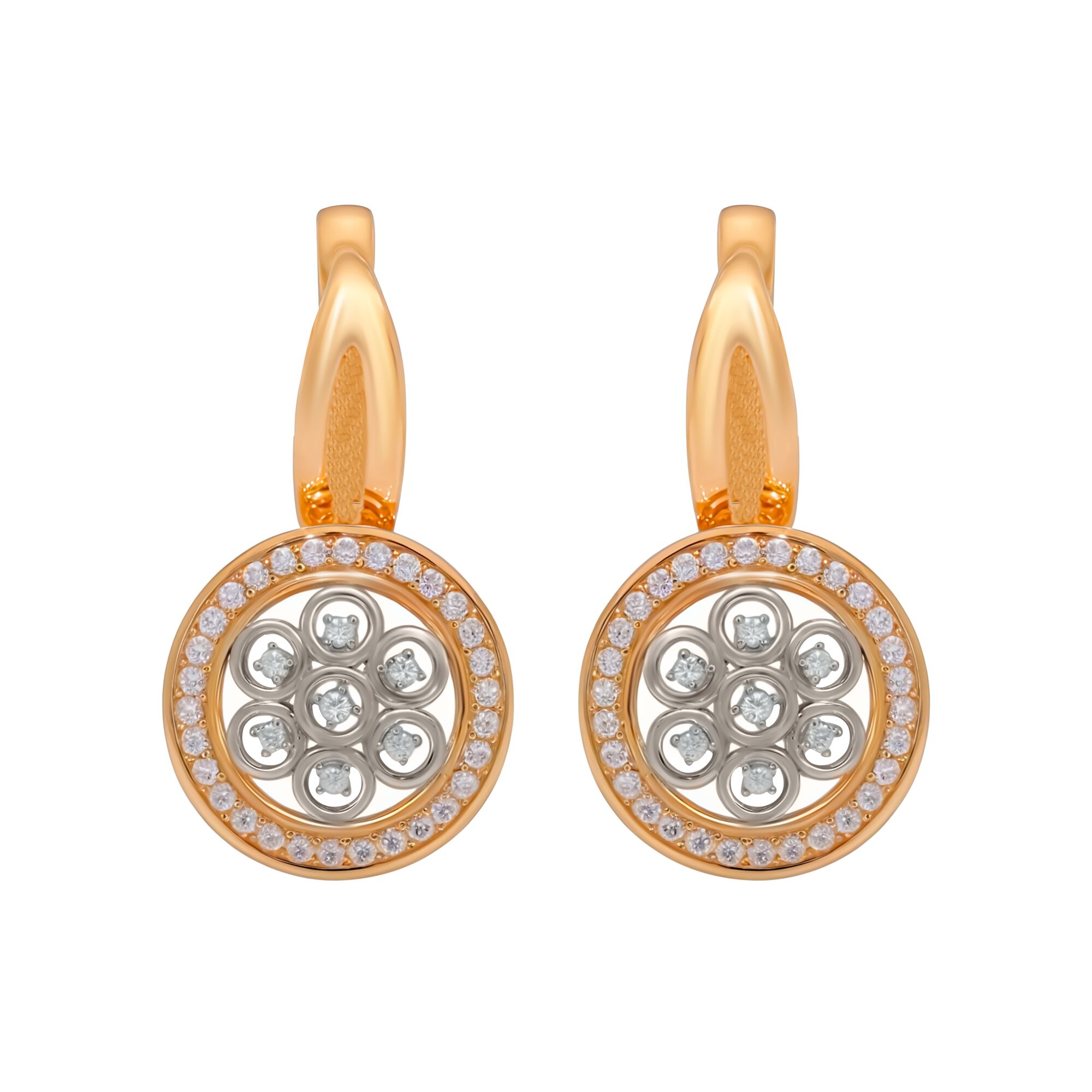 Серьги, золото, 585, 5.63г, 59598 | GoldMarket.kz