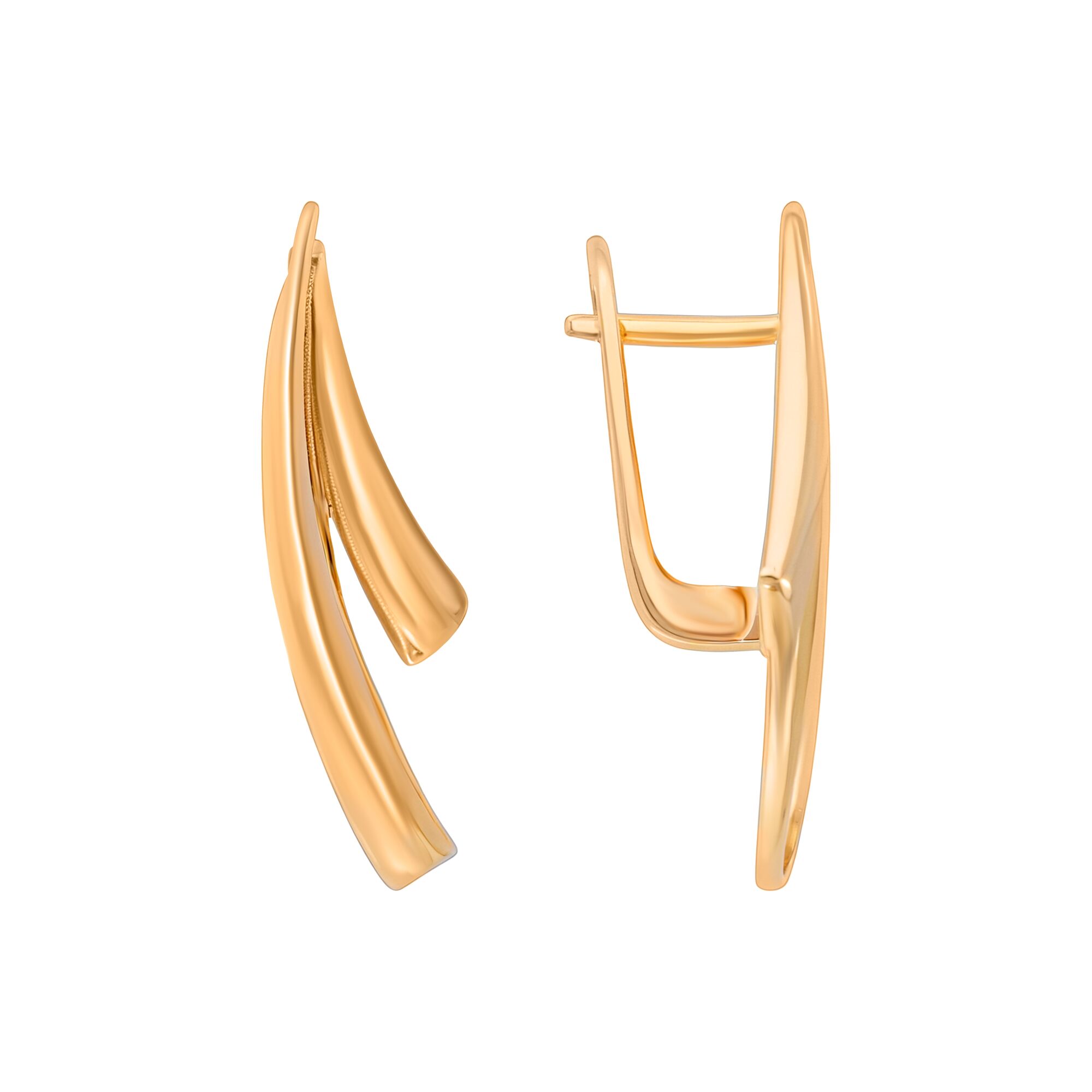 Серьги, золото, 585, 3.34г, 59609, изображение 2 | GoldMarket.kz