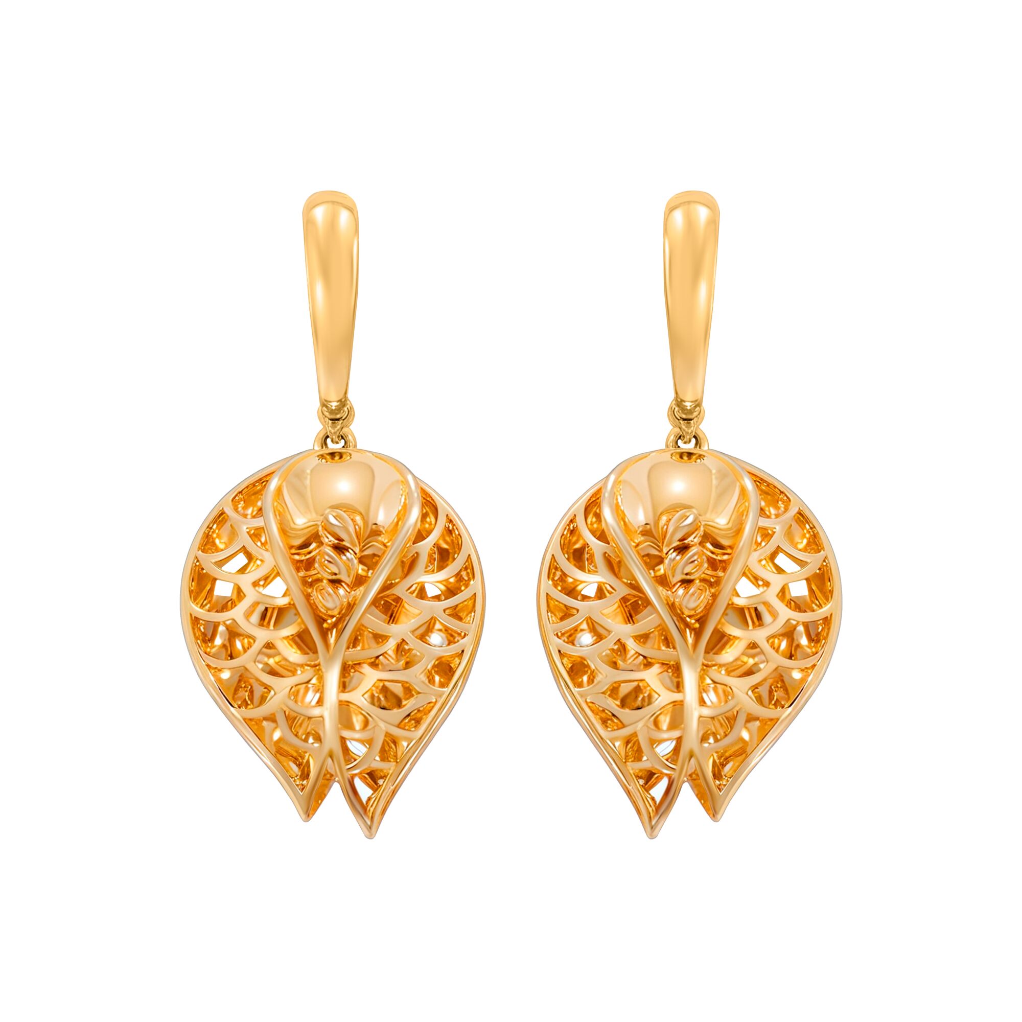Серьги, золото, 585, 6.5г, 59636 | GoldMarket.kz
