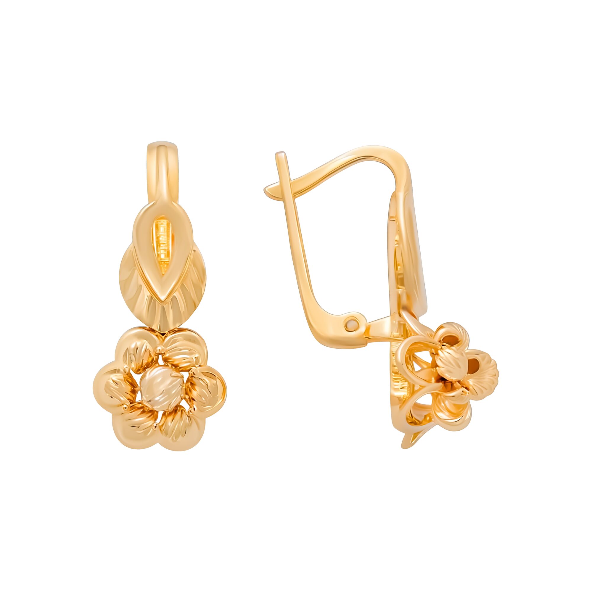 Серьги, золото, 585, 4.5г, 59642, изображение 2 | GoldMarket.kz