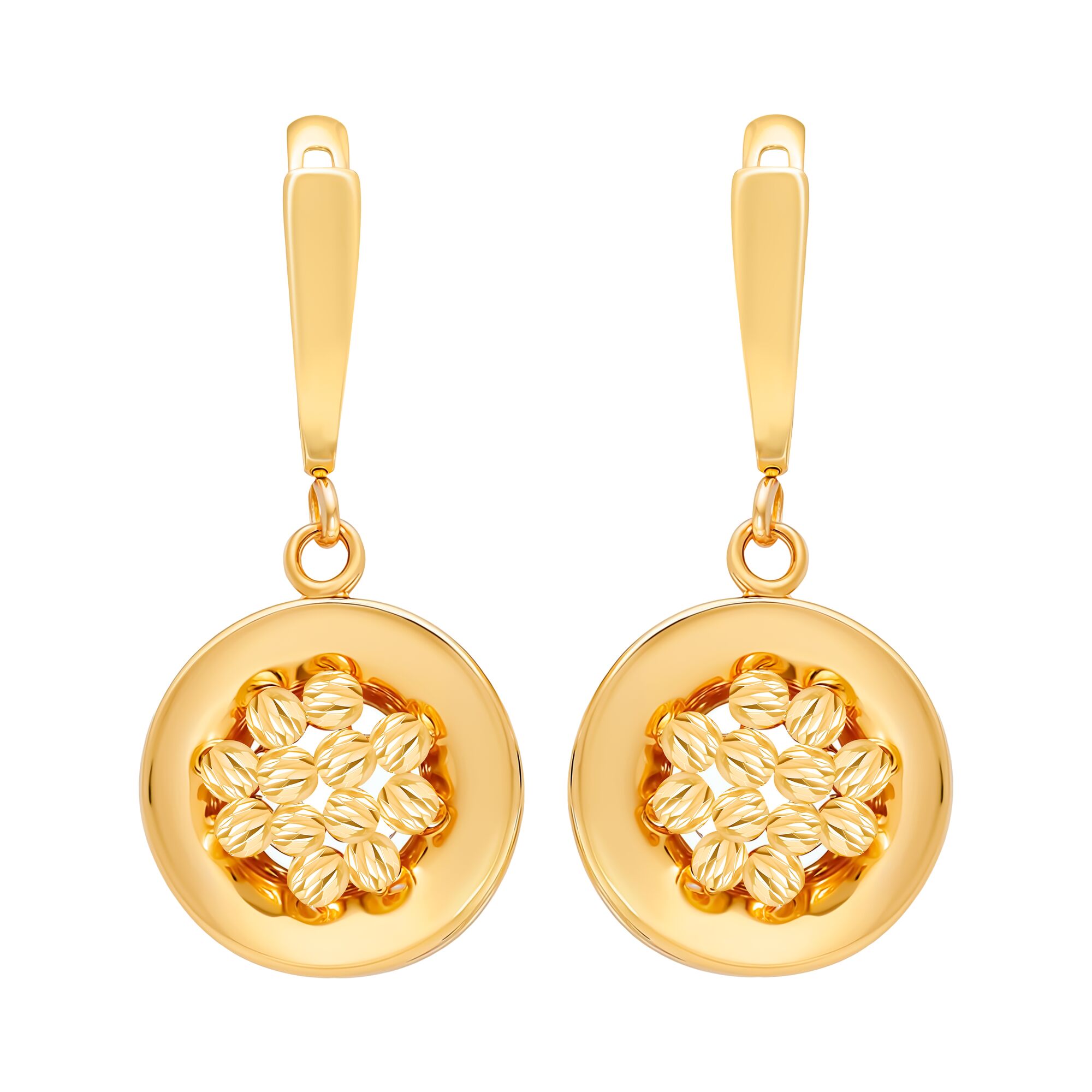 Серьги, золото, 585, 6.75г, 60017 | GoldMarket.kz
