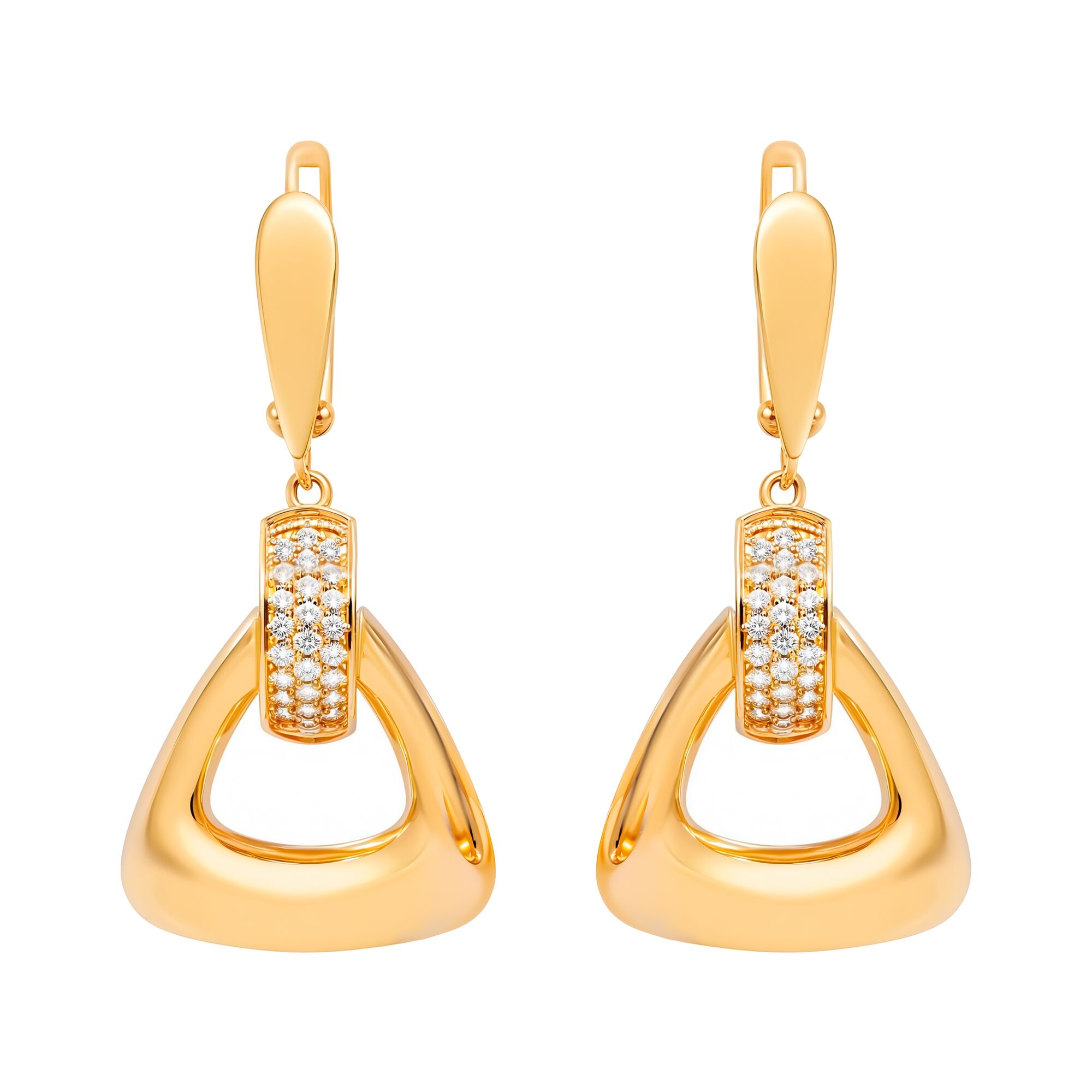 Серьги, золото, 585, 6.8г, 60018 | GoldMarket.kz