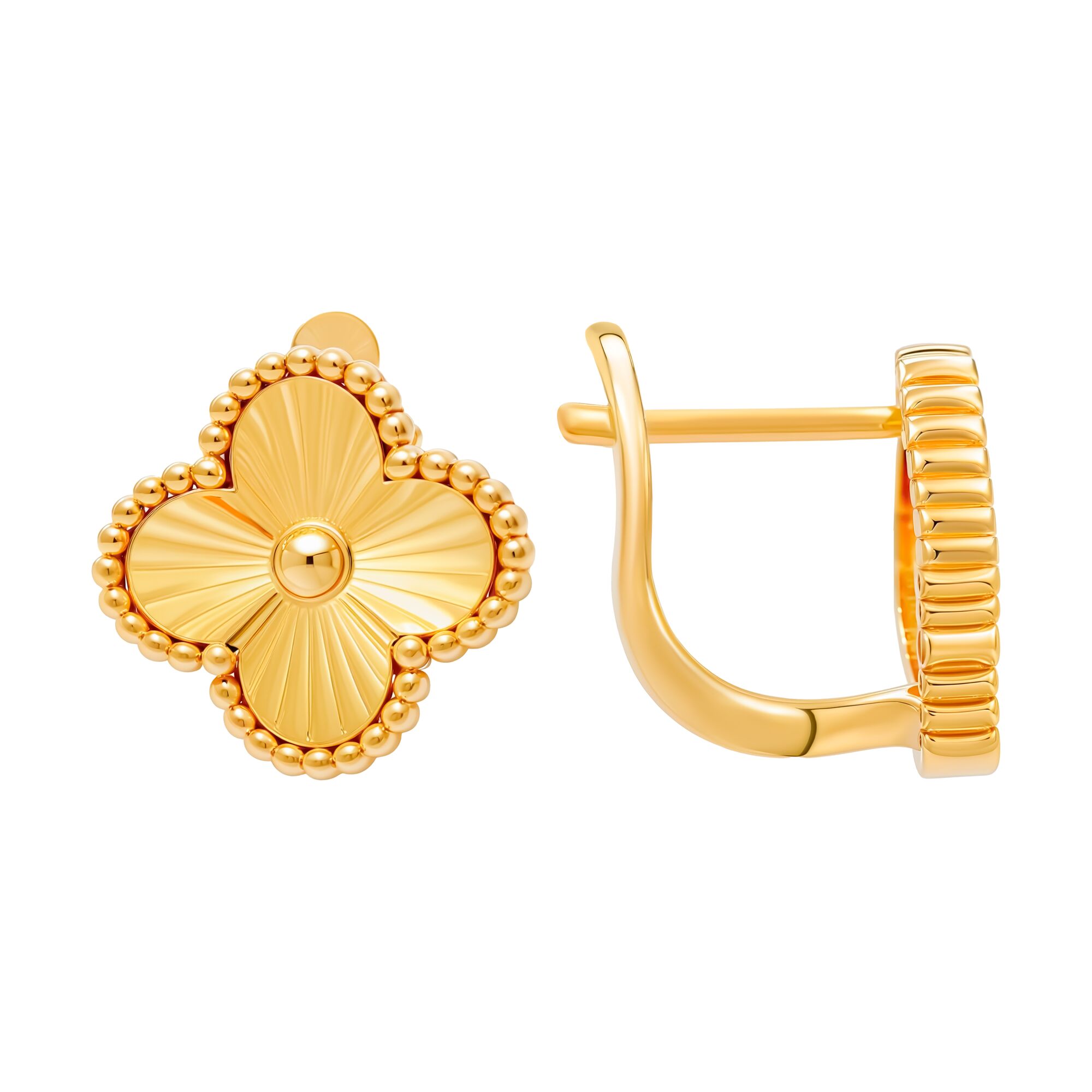 Серьги, золото, 585, 3.67г, 60019, изображение 2 | GoldMarket.kz