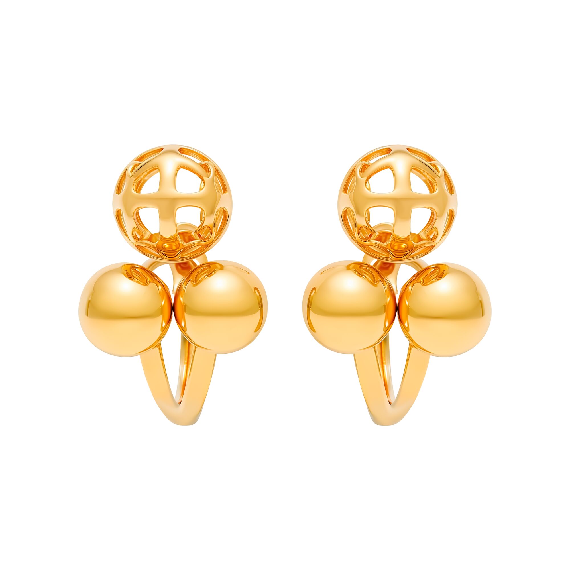 Серьги, золото, 585, 5.23г, 60022 | GoldMarket.kz