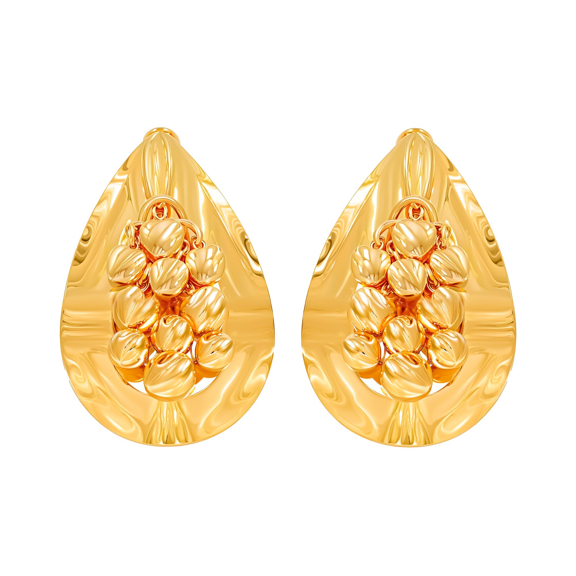 Серьги, золото, 585, 4.18г, 60023 | GoldMarket.kz