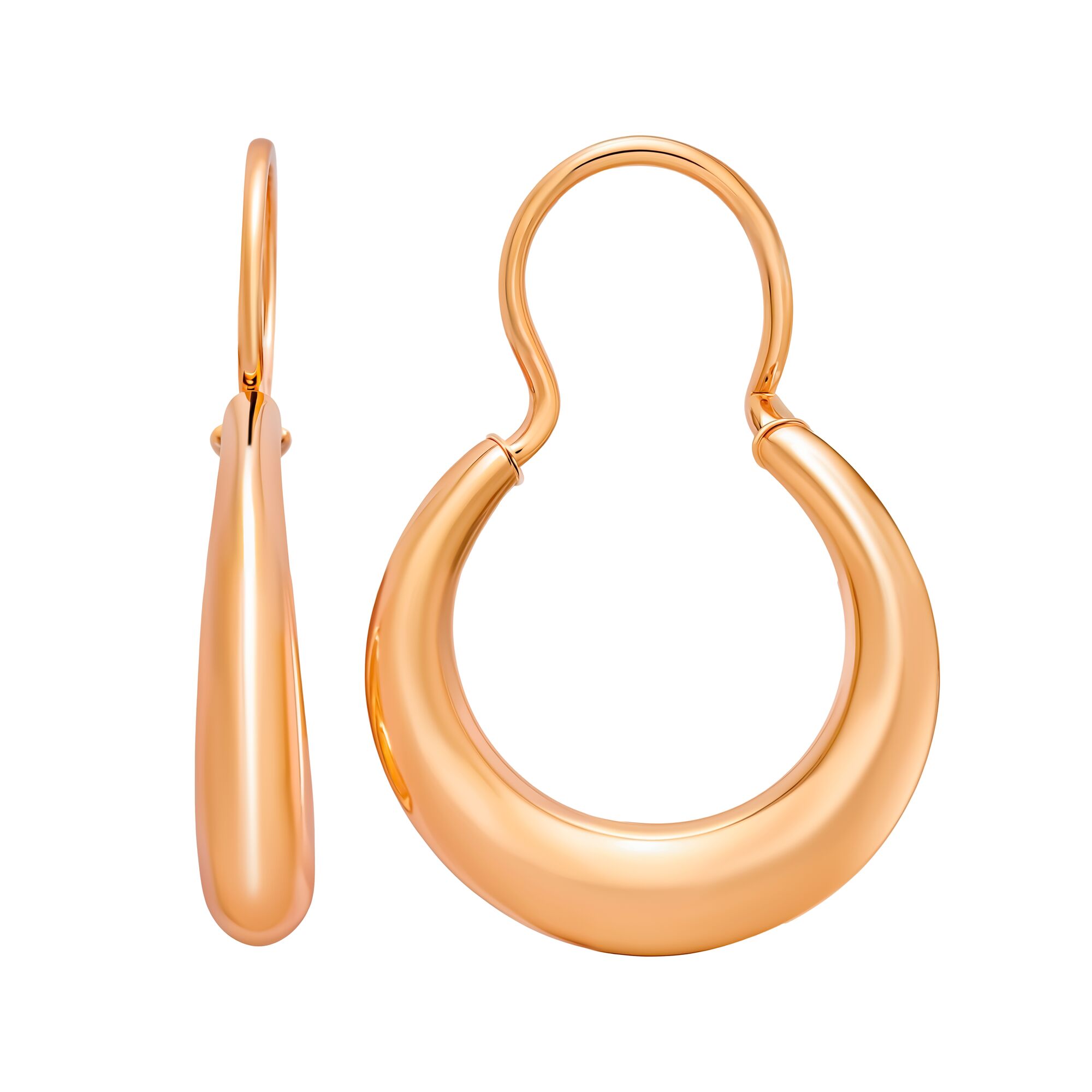 Серьги, золото, 585, 2.61г, 60035, изображение 2 | GoldMarket.kz