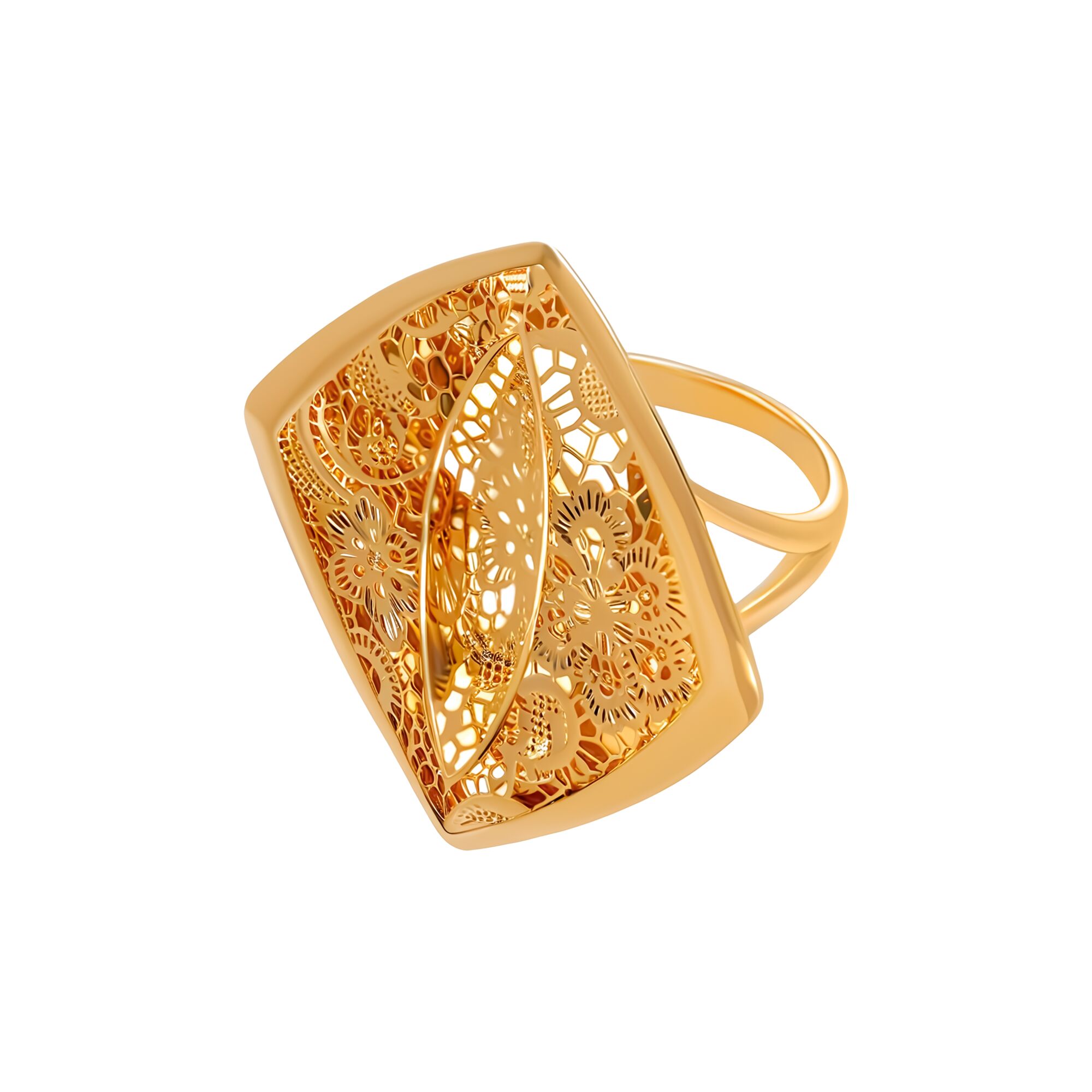 Кольцо, золото, 585, 5.77г, 60044, изображение 2 | GoldMarket.kz